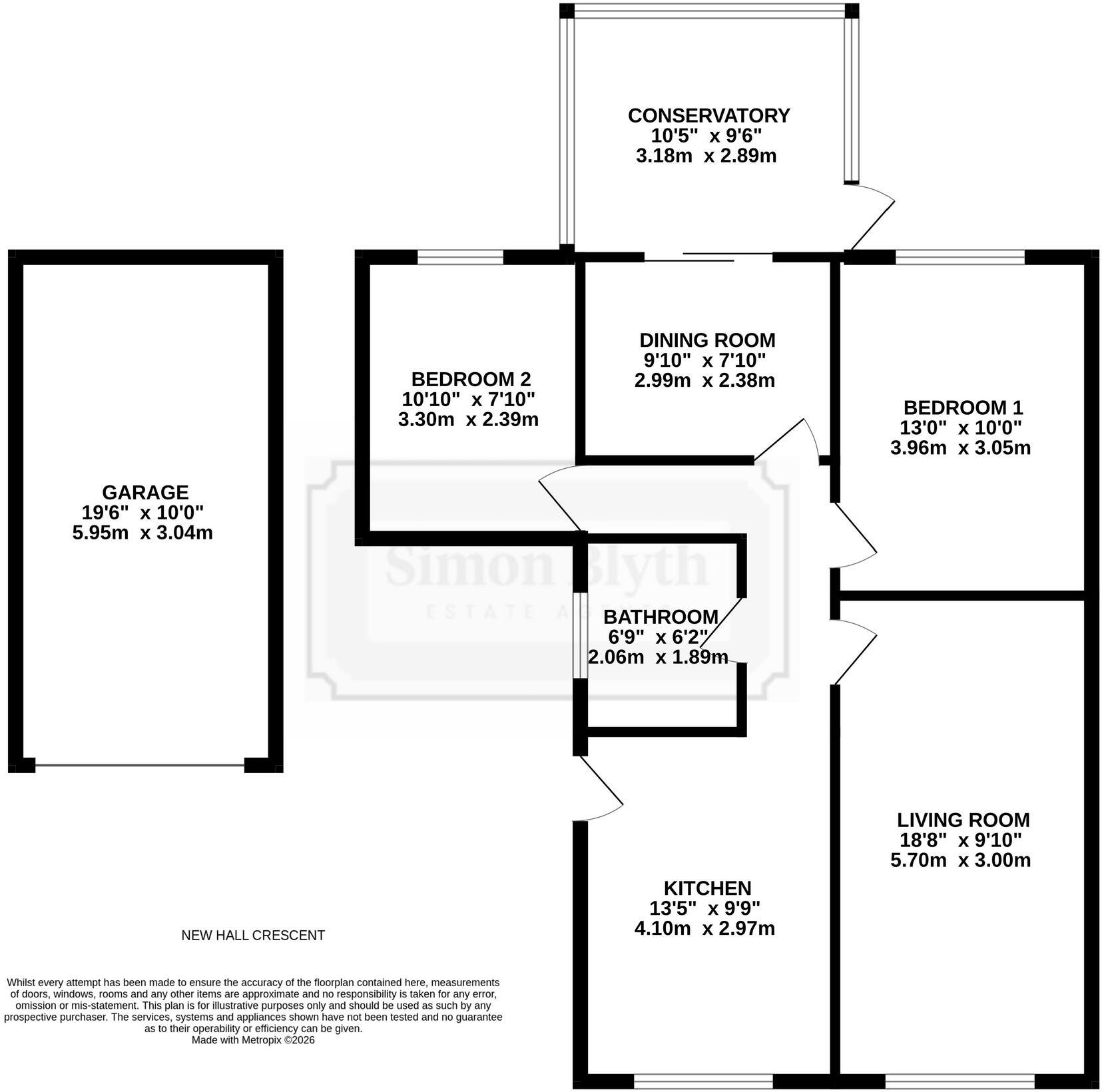 New Hall Crescent, Stocksbridge, S36 floorplan