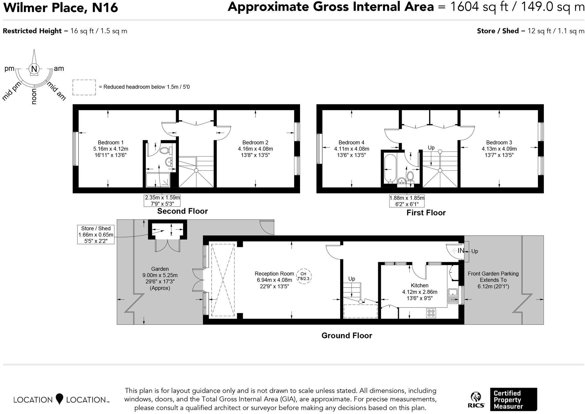 Wilmer Place, London, N16 floorplan