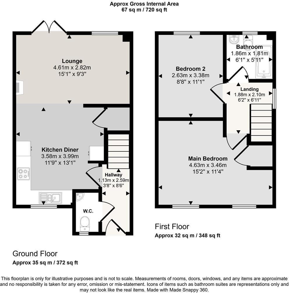 Bolton Drive, Silsden, floorplan