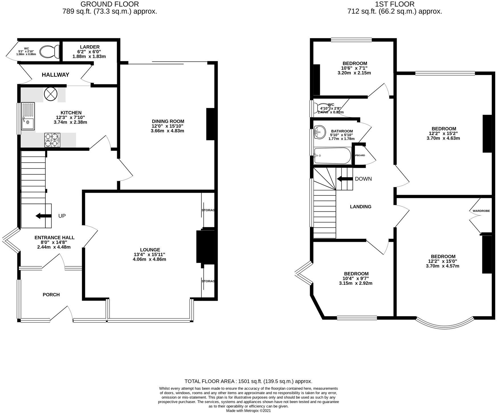 Woodcote Road, Purley, CR8 floorplan