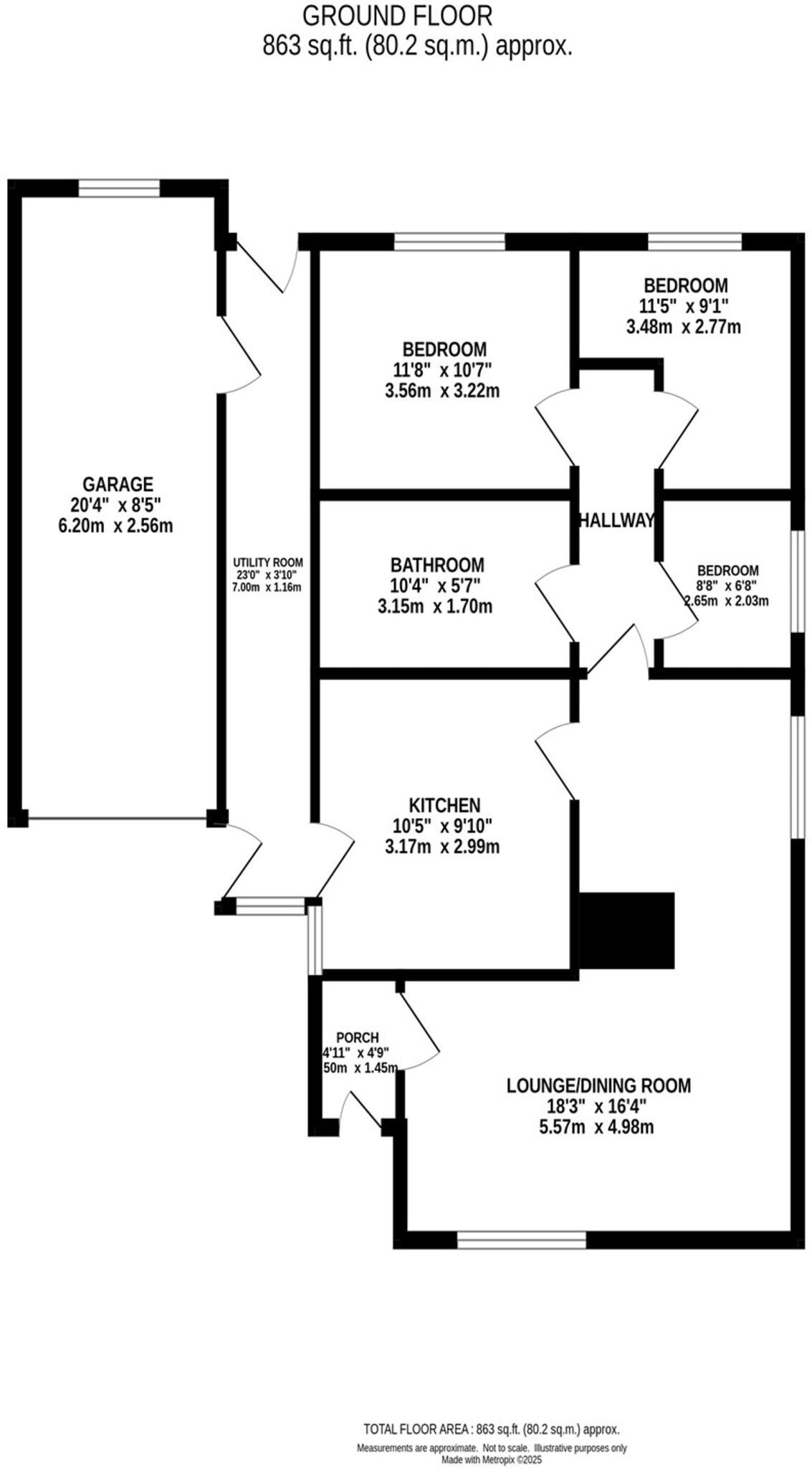 Fitzwilliam Avenue, Sutton, SK11 floorplan
