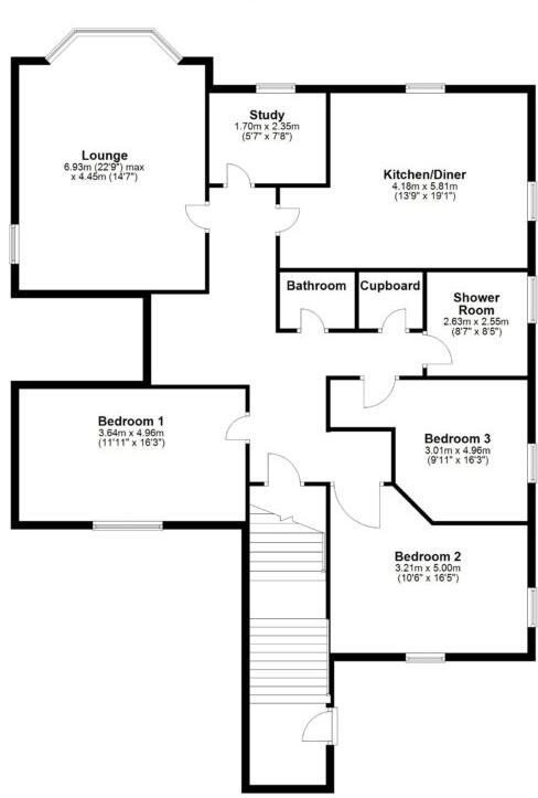 7b Morningside, Barrmill Road, Beith, KA15 1EU floorplan