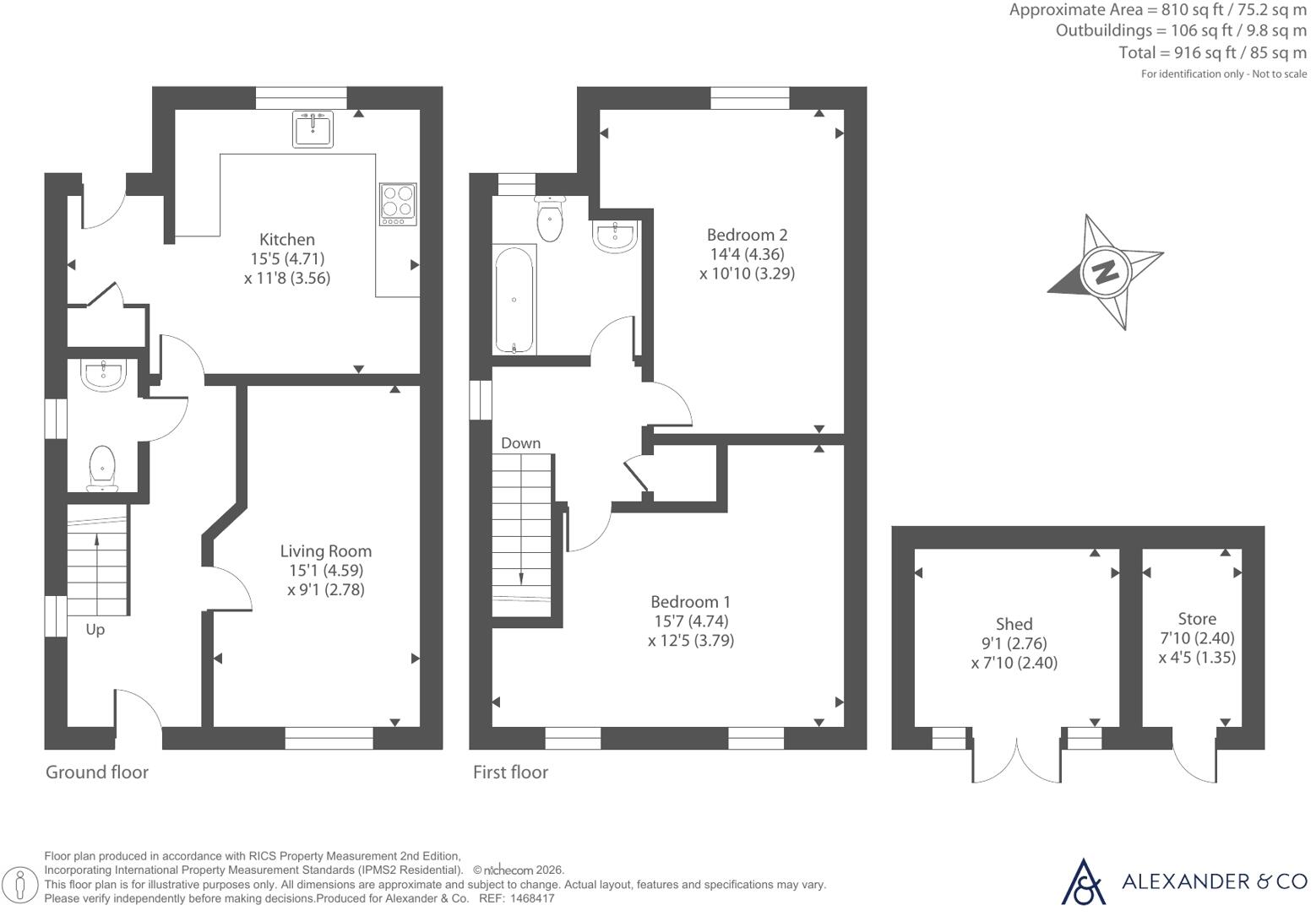 Border Lane, Buckingham, Buckinghamshire floorplan