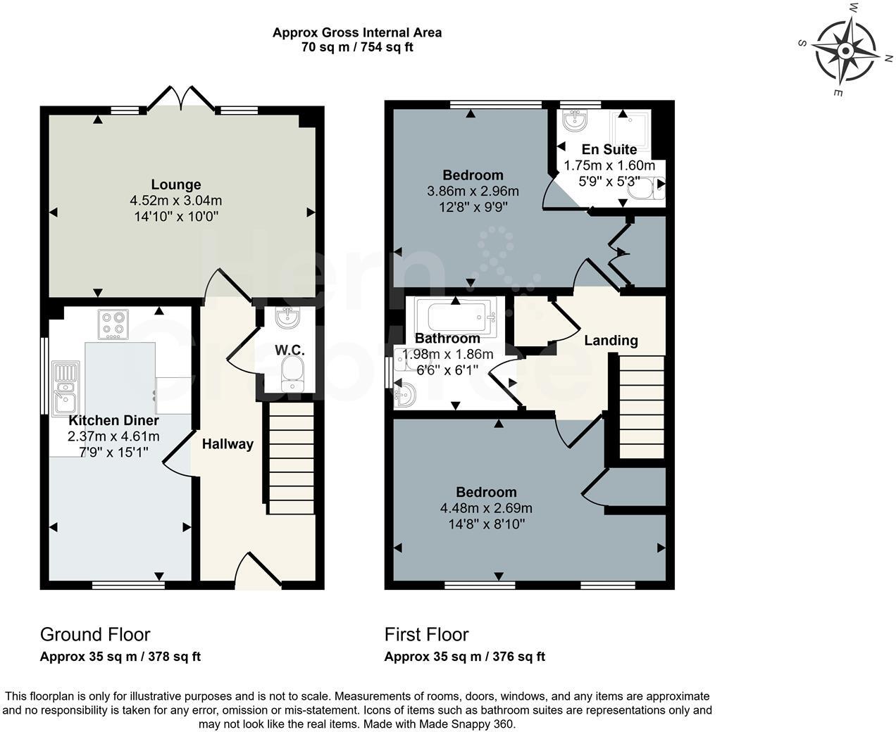 Ffordd Yr Hen-Dai, The Mill, Canton, Cardiff floorplan