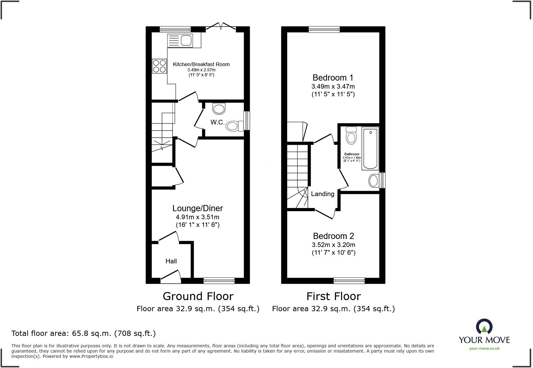 Carter Street, Howden, Goole, East Yorkshire, DN14 floorplan