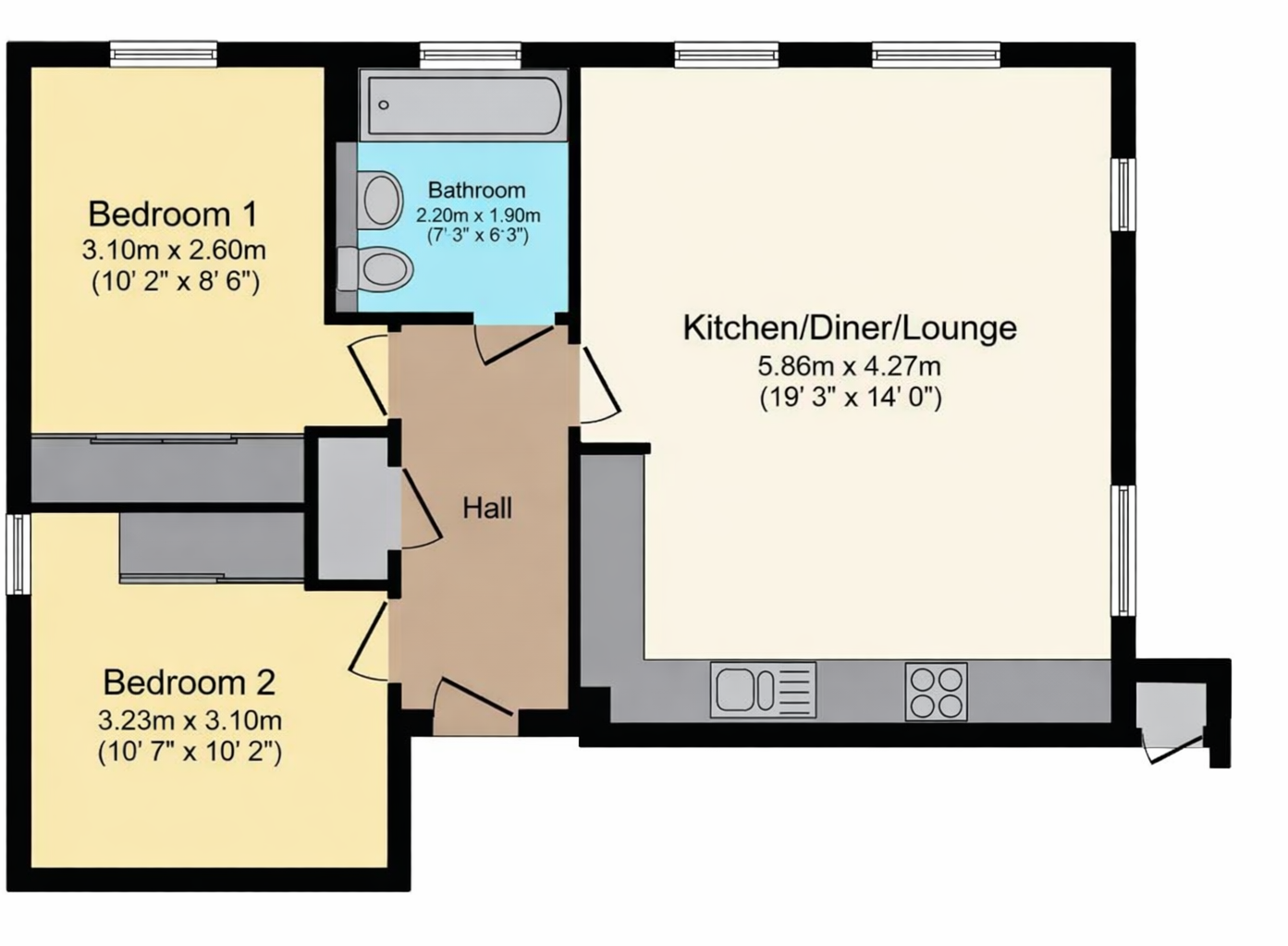 Quinn Square, Manchester, Greater Manchester, M43 floorplan