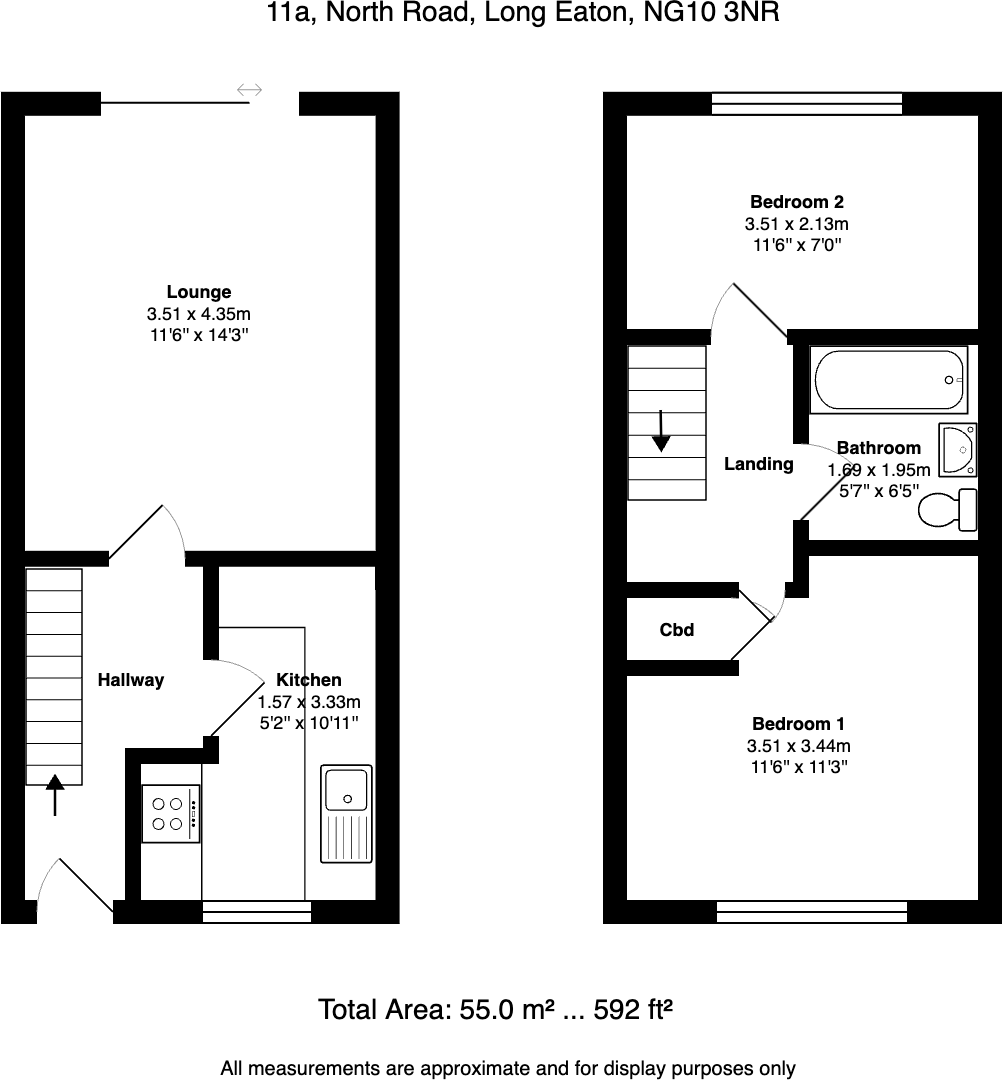 North Road, Nottingham, NG10 floorplan