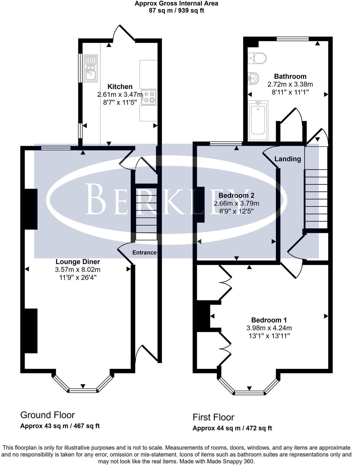 Kibworth Beauchamp, LE8 floorplan