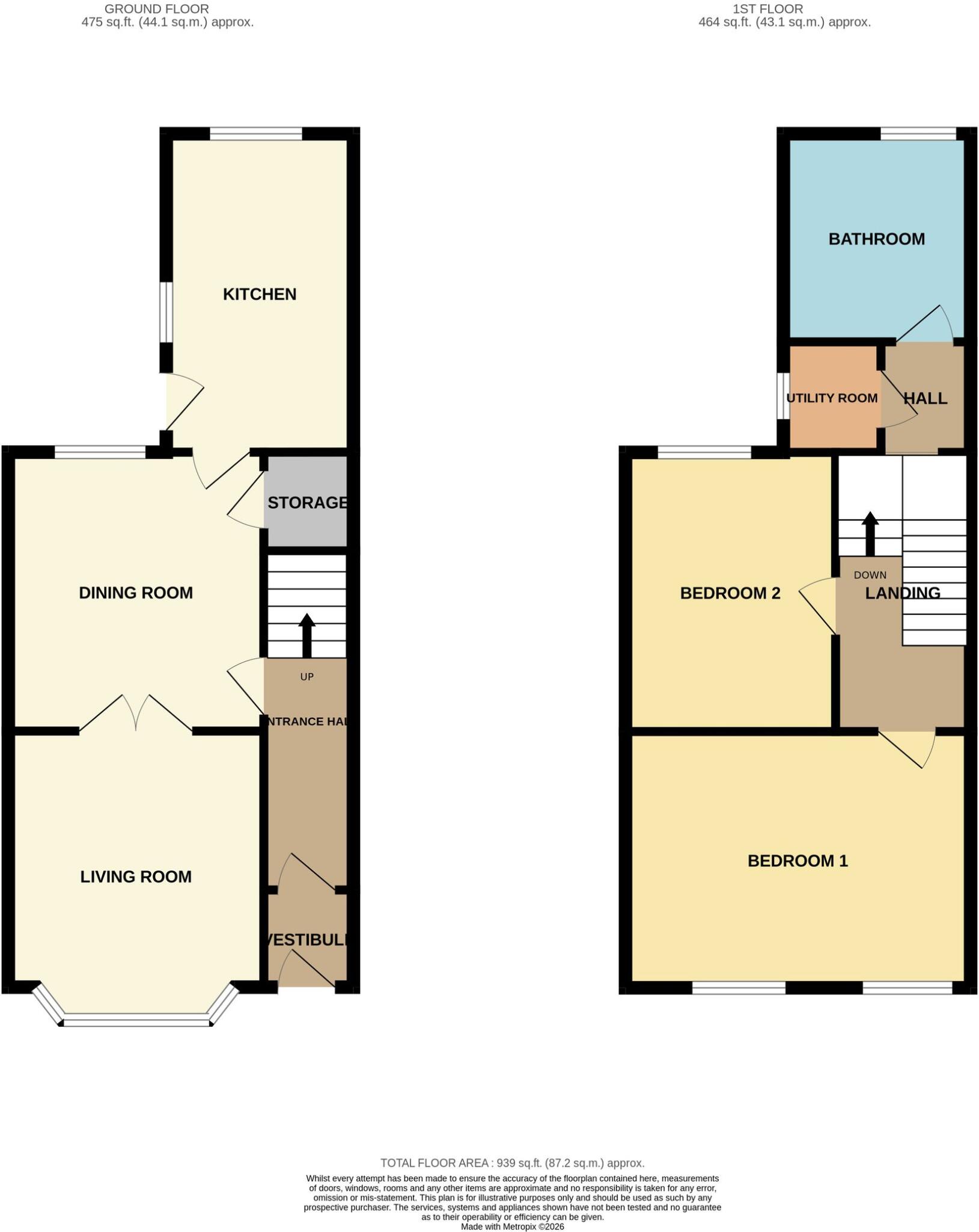 Ramsey Street, Scarborough, YO12 floorplan