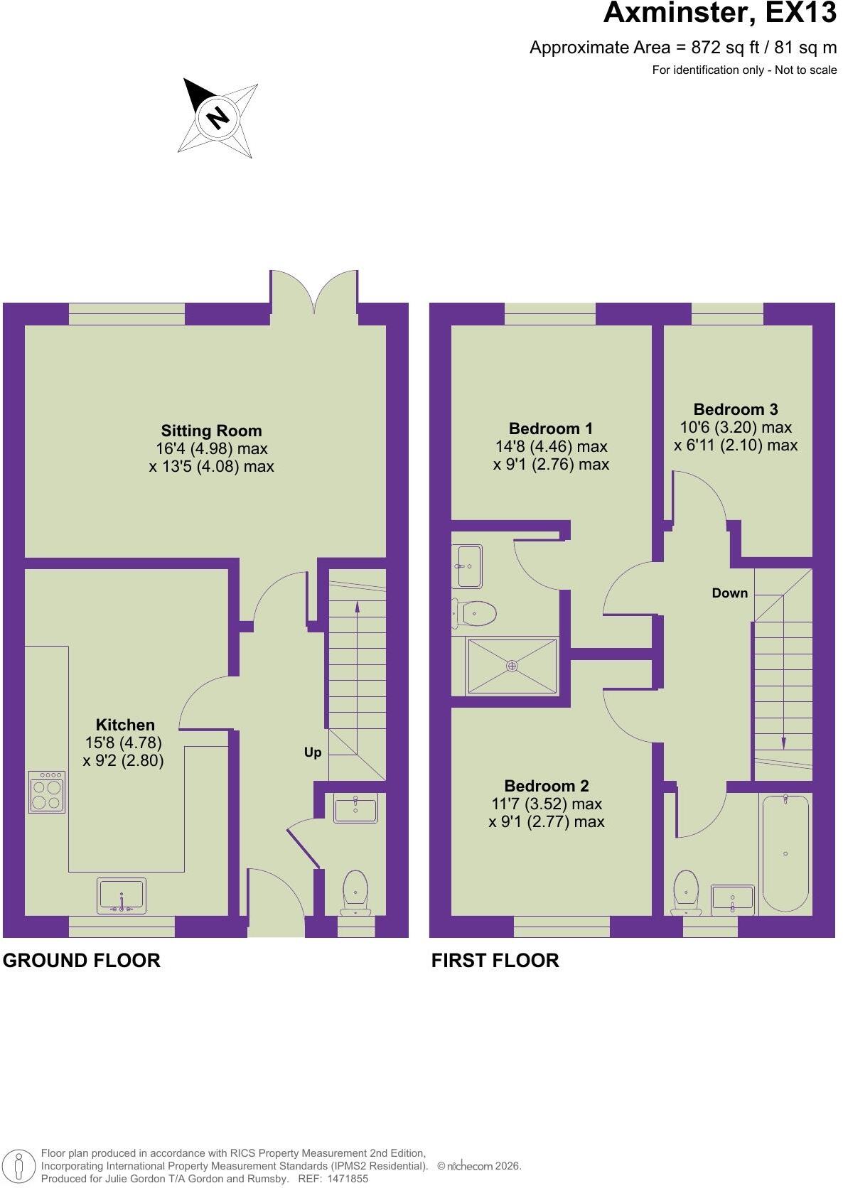 Chapel Way, Axminster, Devon floorplan