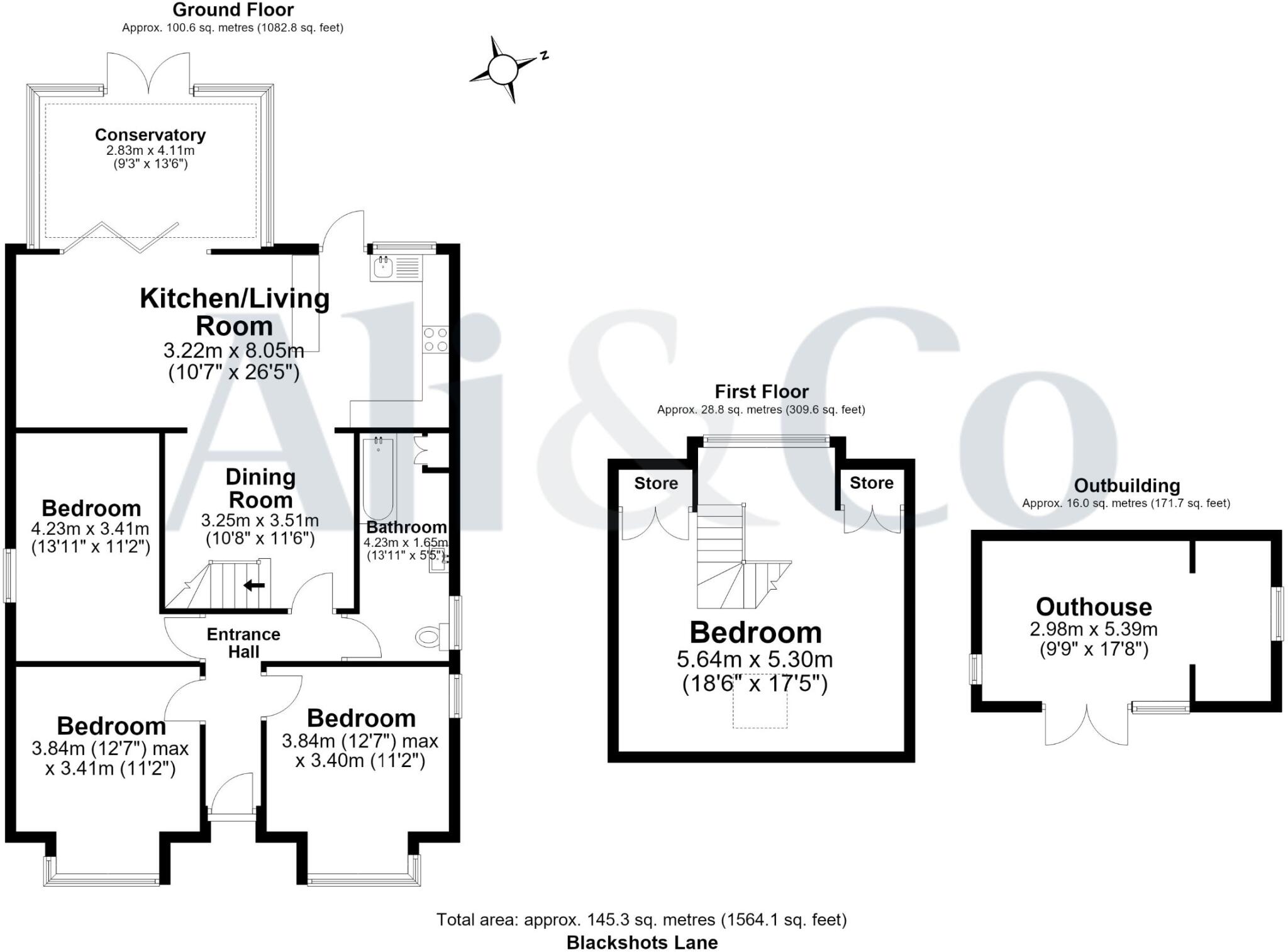 Blackshots Lane, Grays floorplan