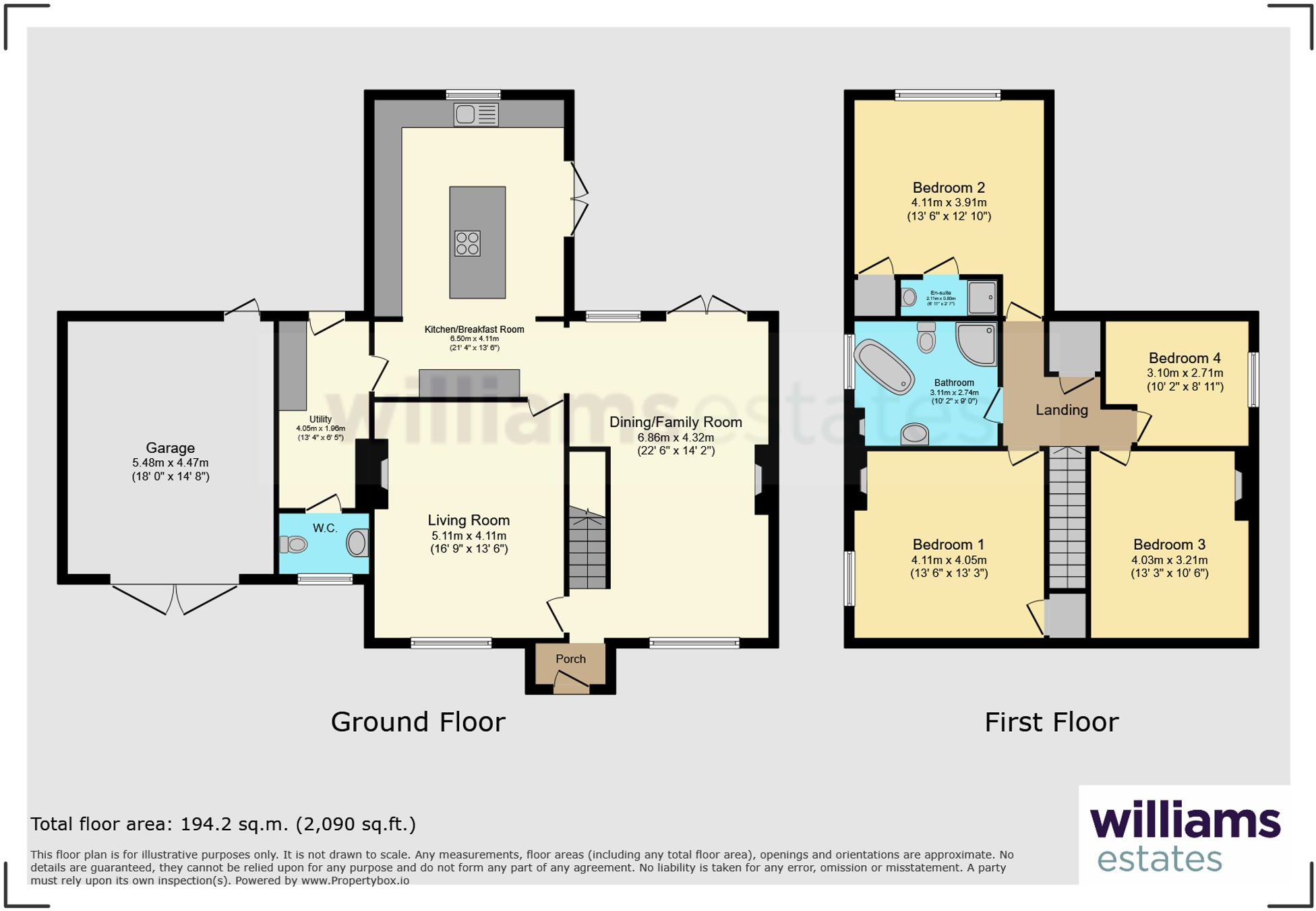 Holywell Road, Rhuallt, LL17 floorplan