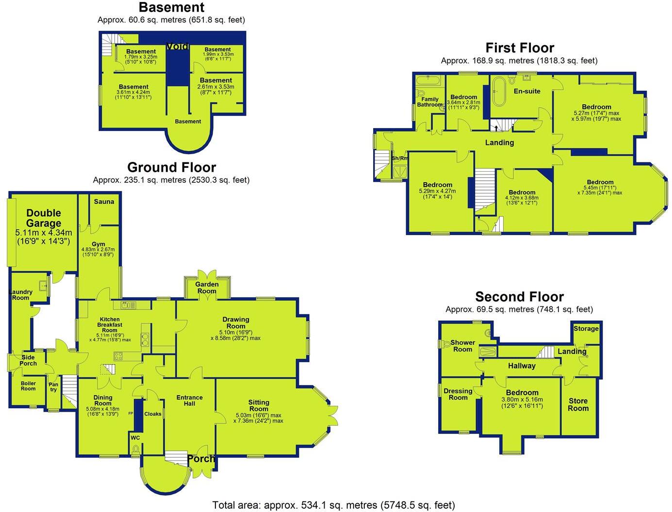 Cavendish Crescent North, The Park floorplan