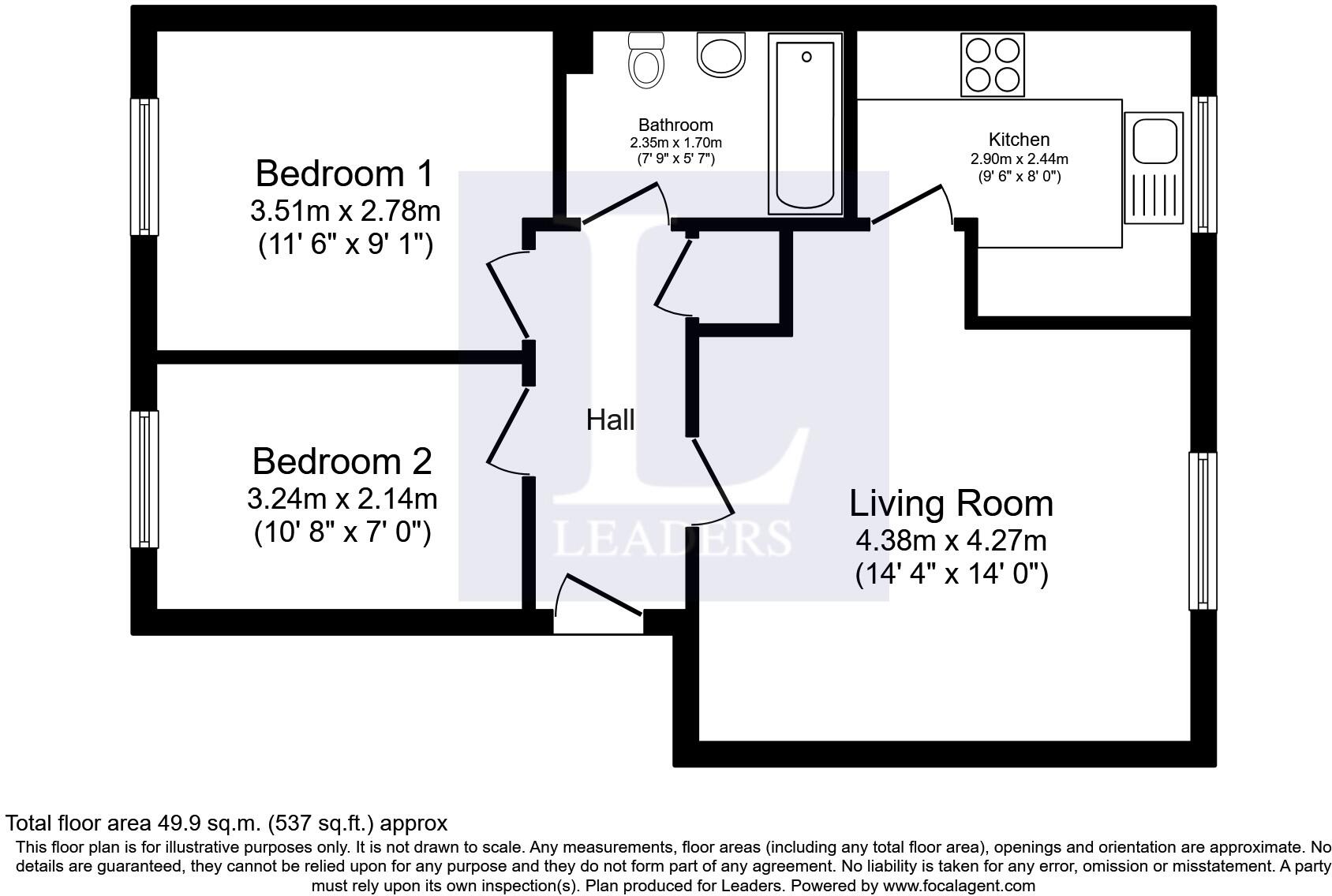 Dadswood, Harlow, CM20 floorplan