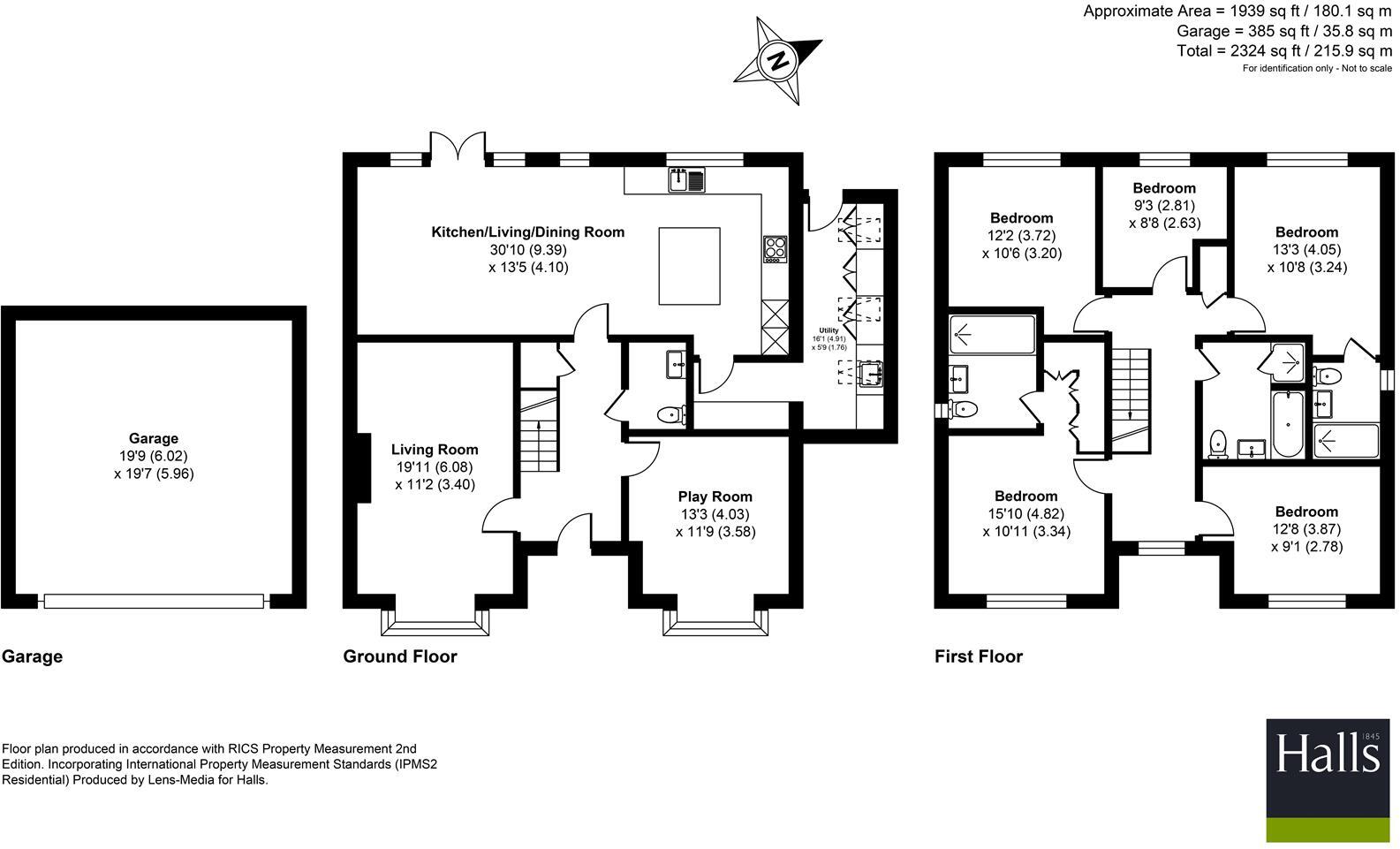 Penny Court, Malpas. floorplan