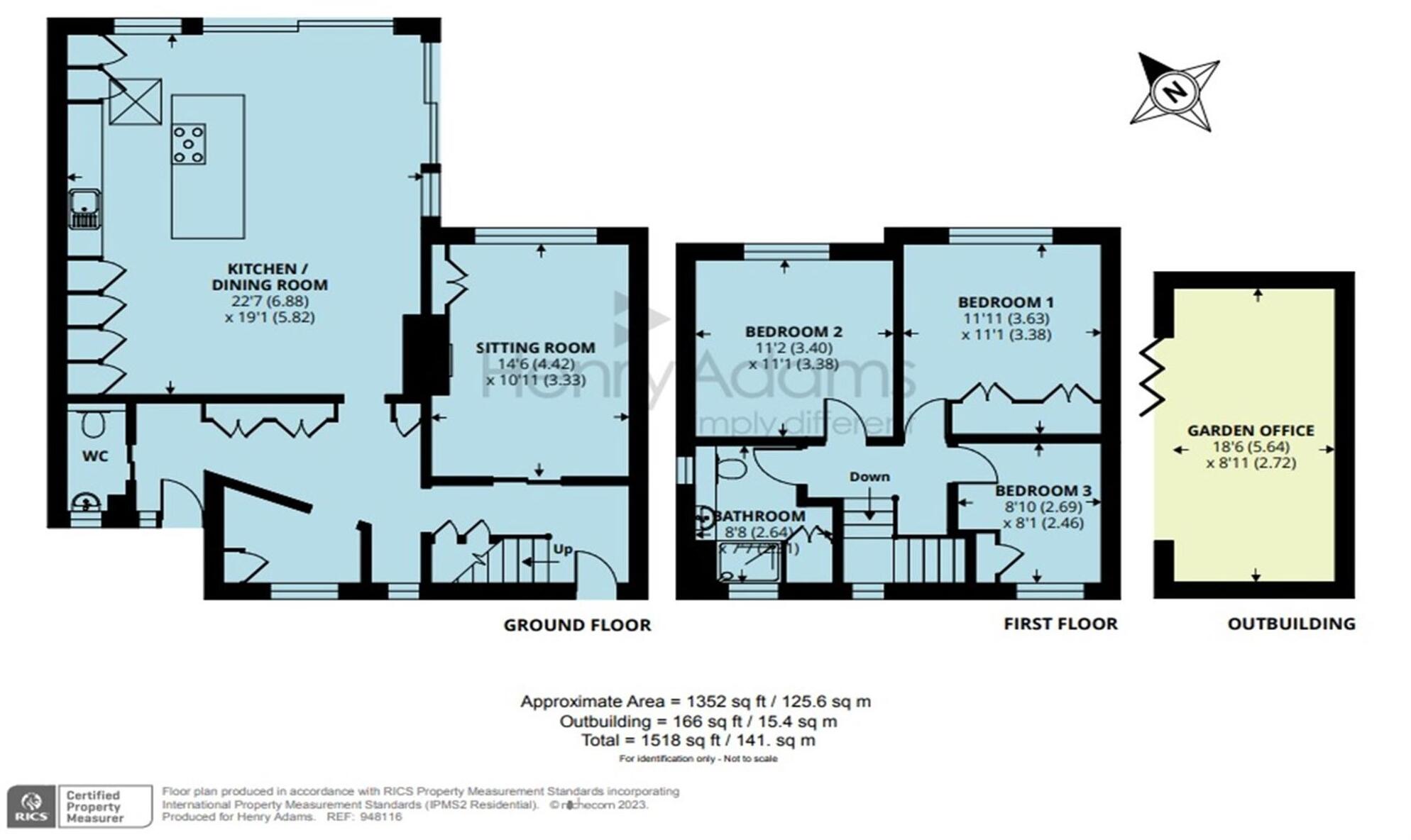 Bennetts Road, Horsham, RH13 floorplan