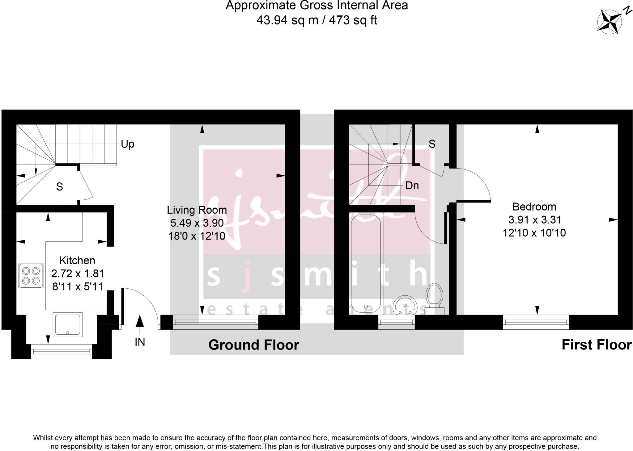 Hensworth Road, Ashford floorplan