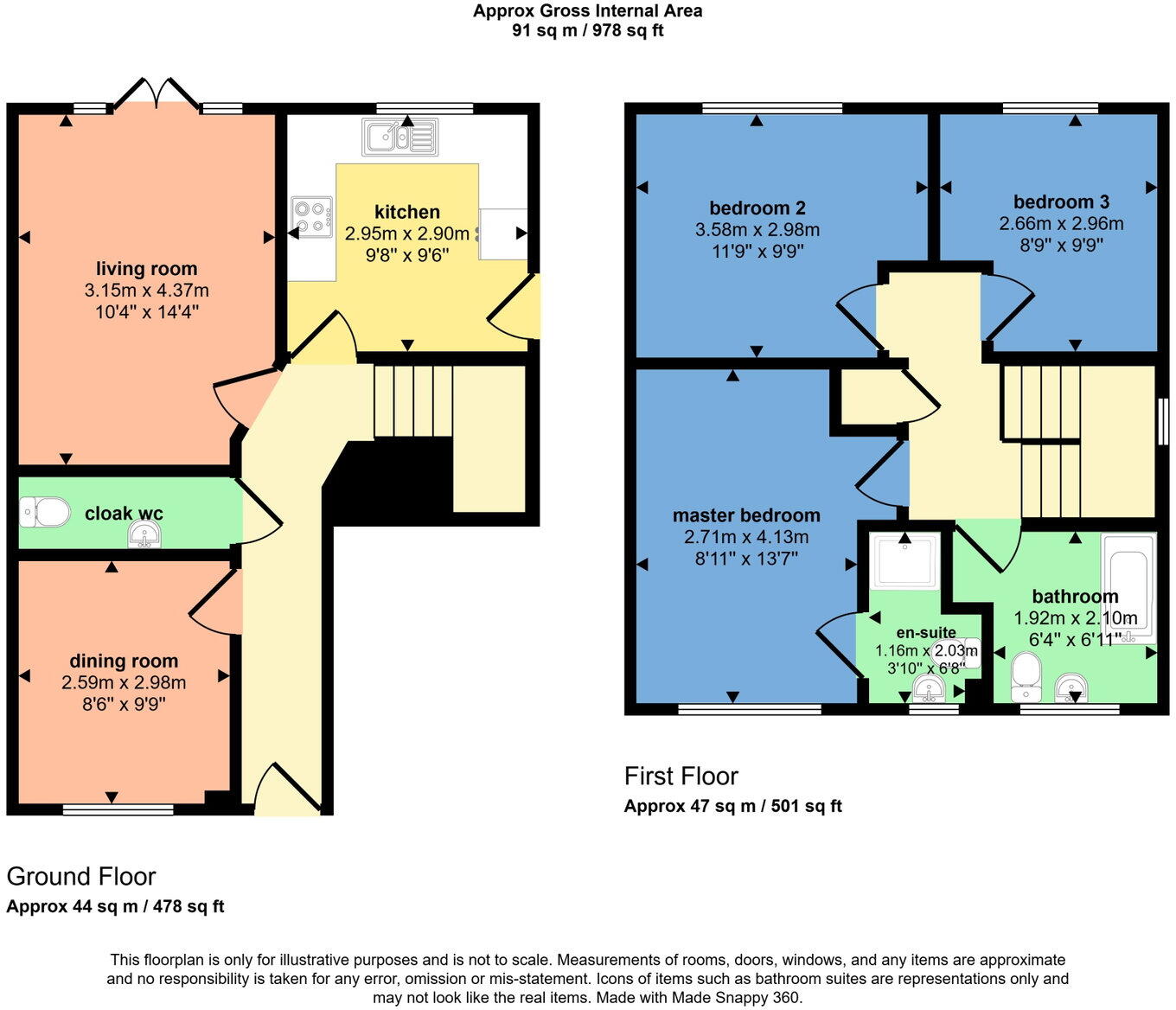 22, Rufus Road, Carlisle, CA1 2GU floorplan