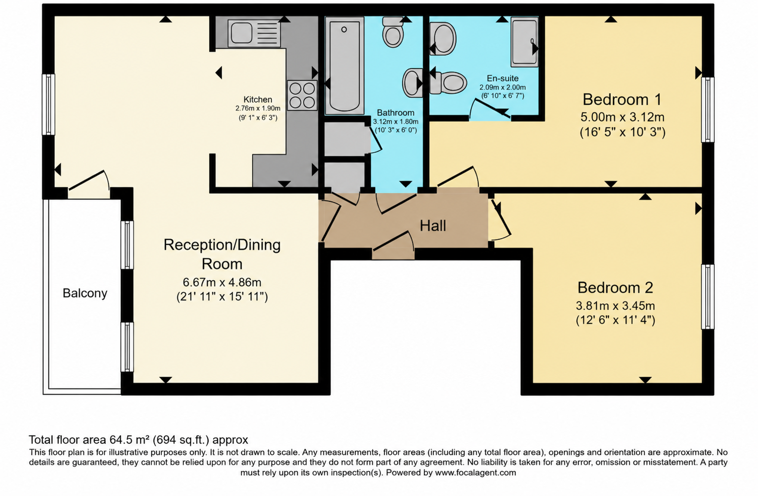 Magdalene Gardens, London, N20 floorplan