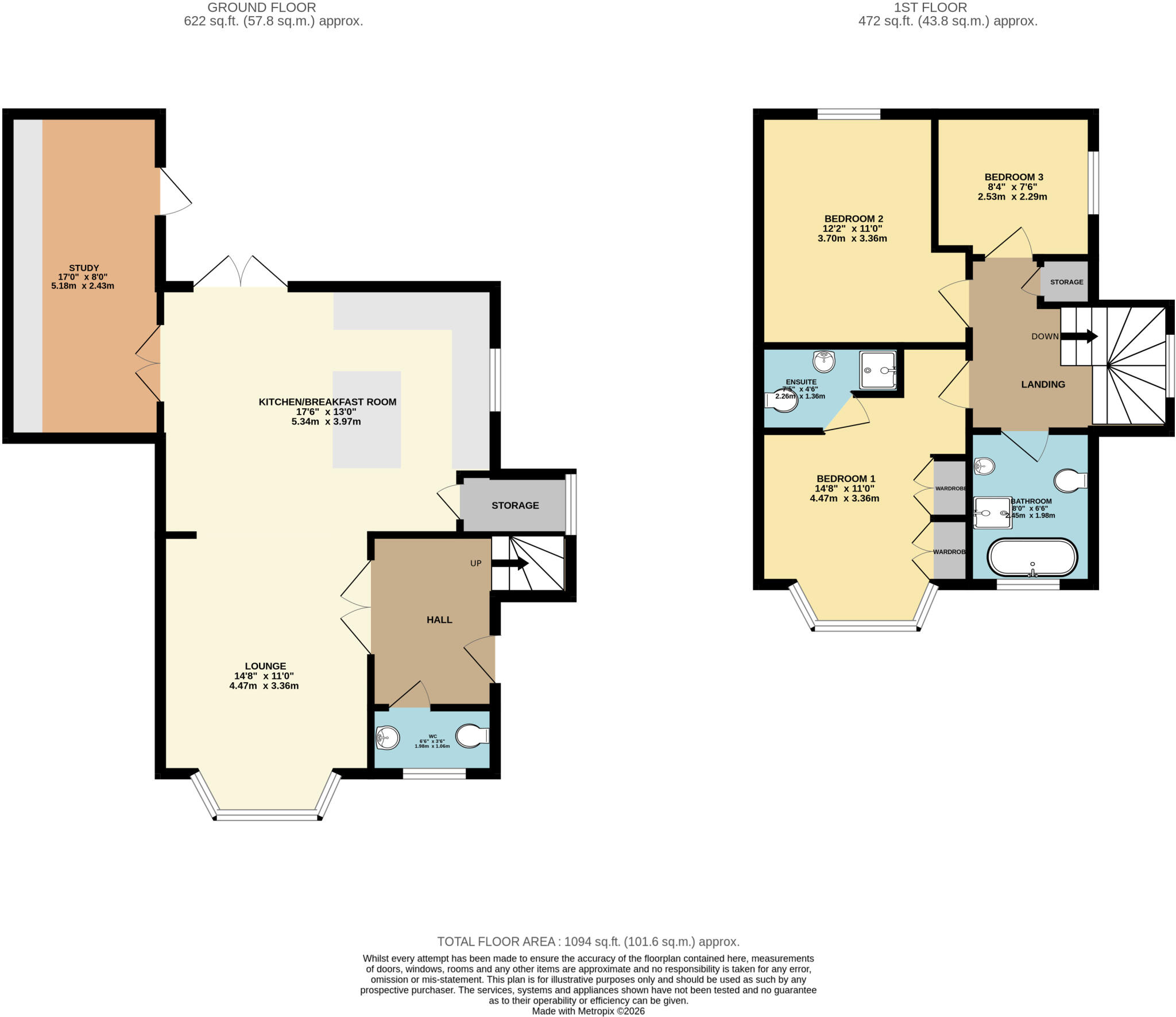 Winston Avenue, Branksome, Poole, BH12 floorplan