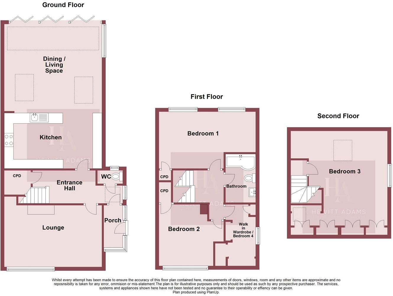 Belmont Drive, Pensby, Wirral floorplan