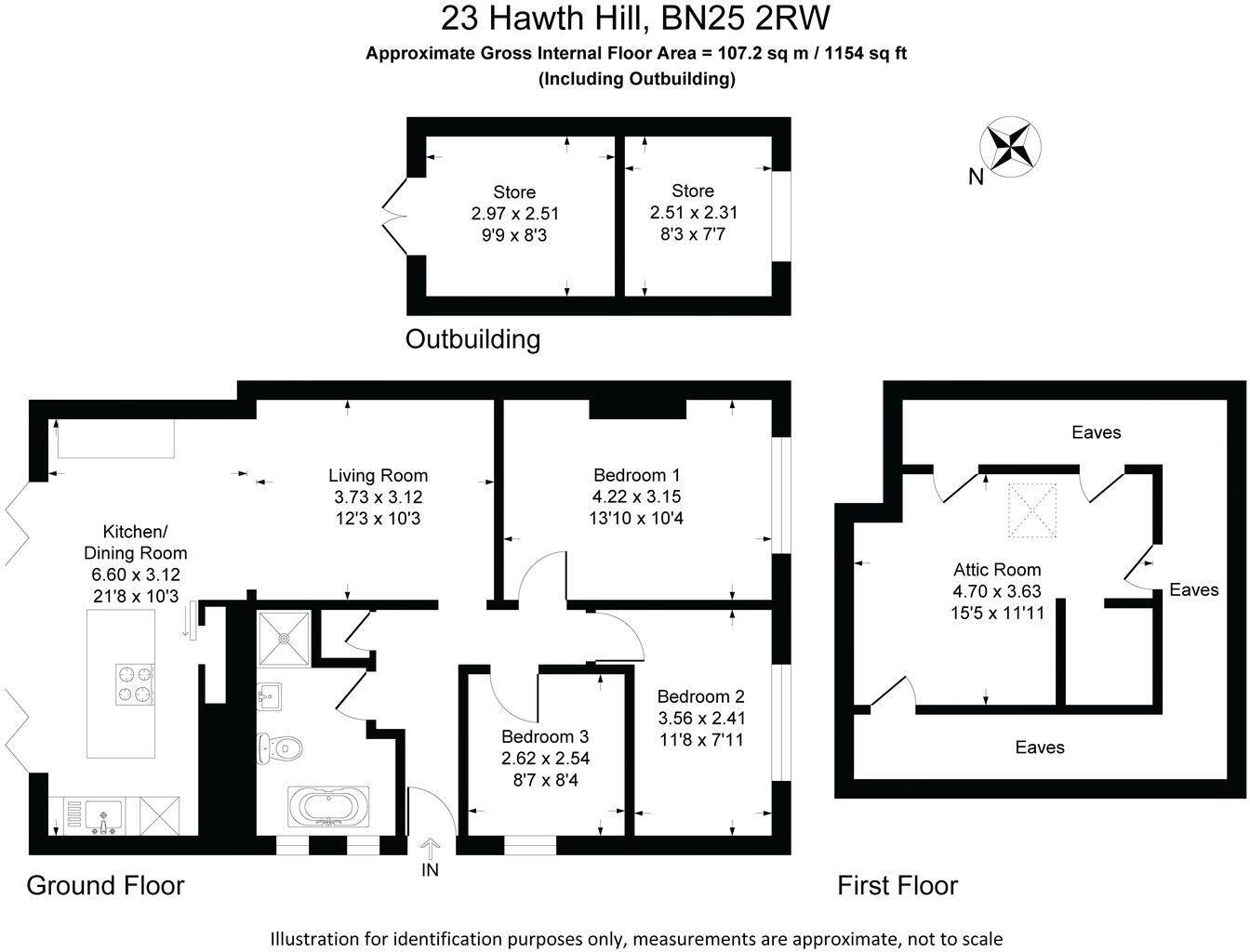 Hawth Hill, Seaford floorplan
