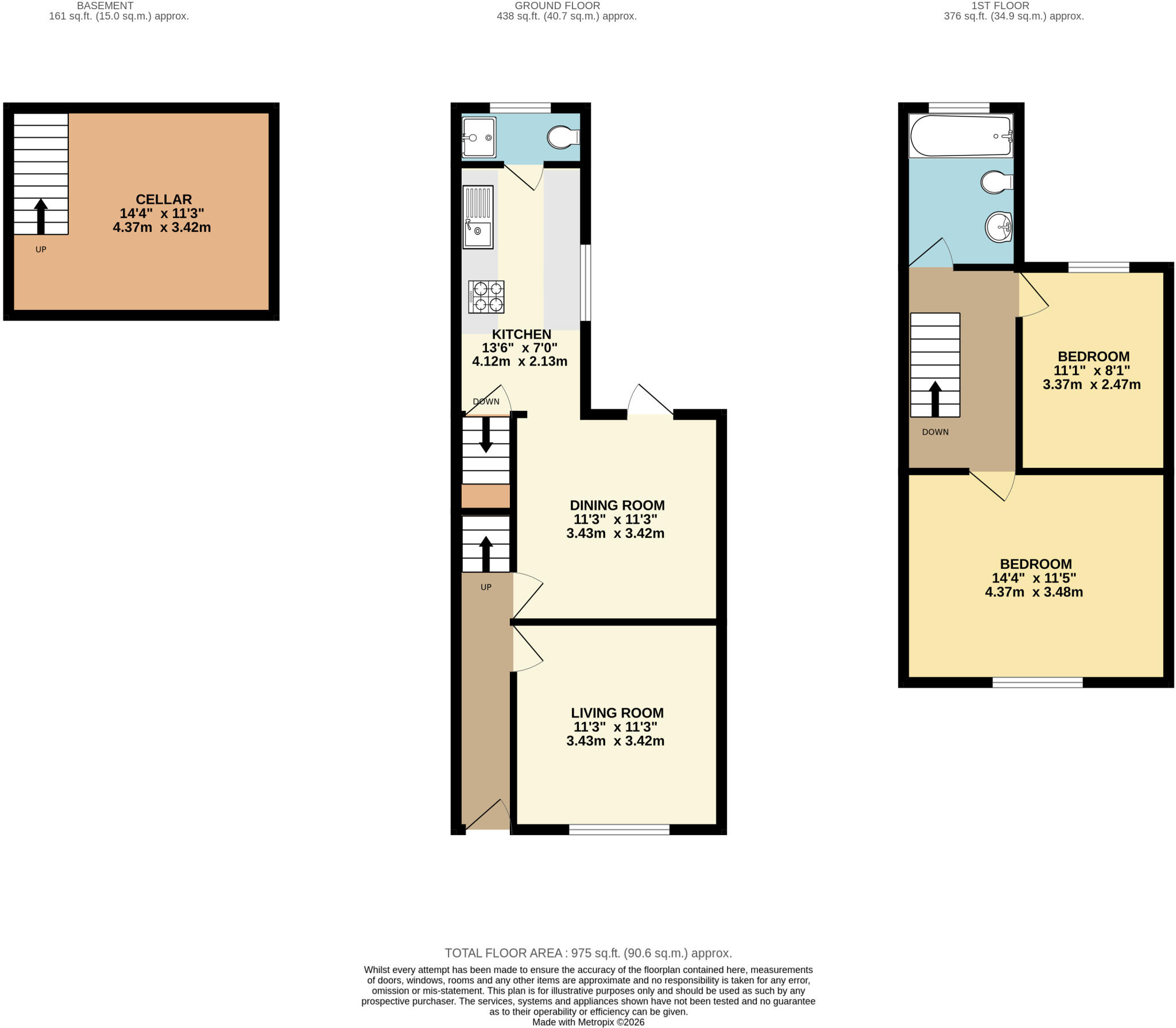 Buckingham Street, Wolverton, MK12 floorplan