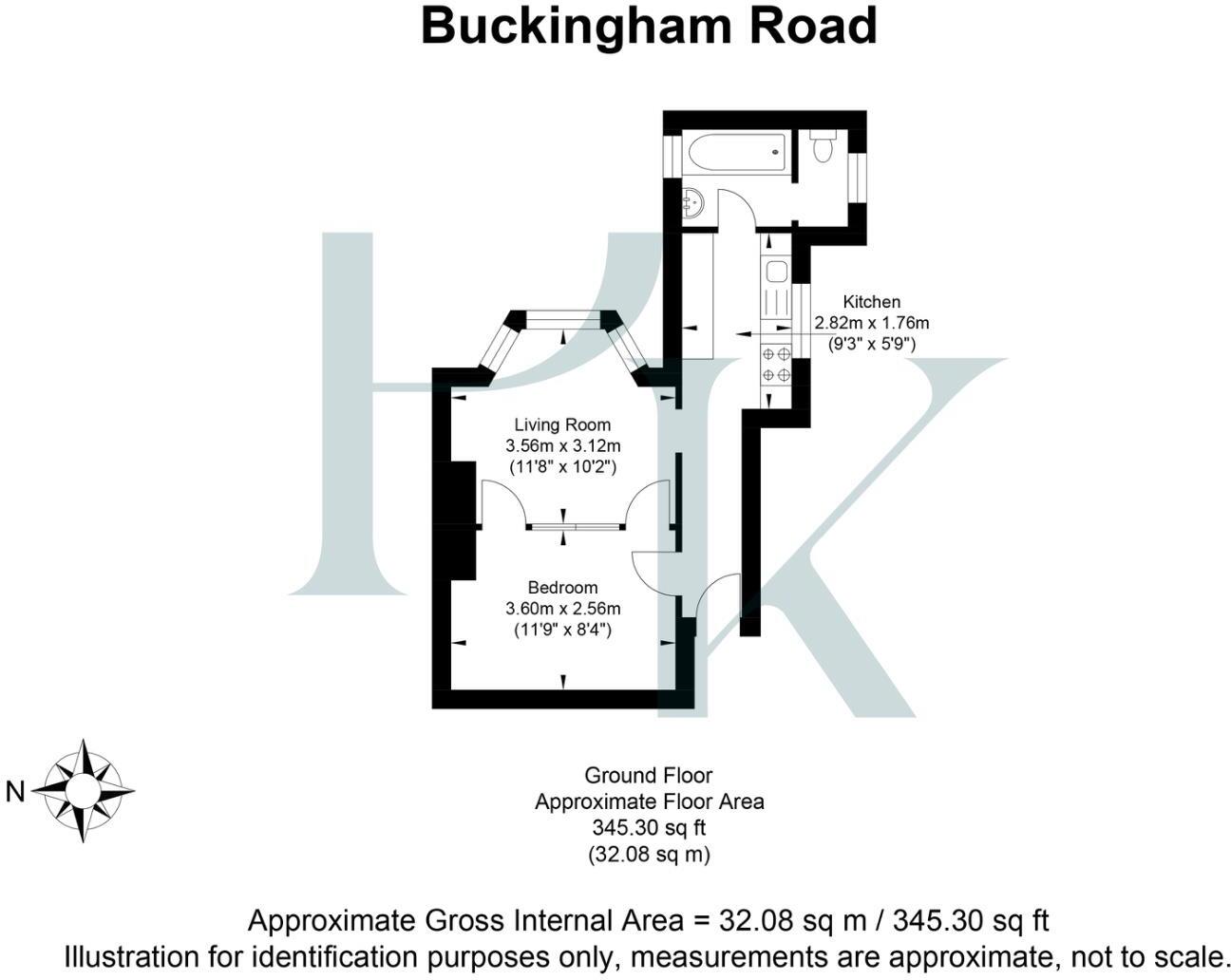 Buckingham Road, Brighton floorplan