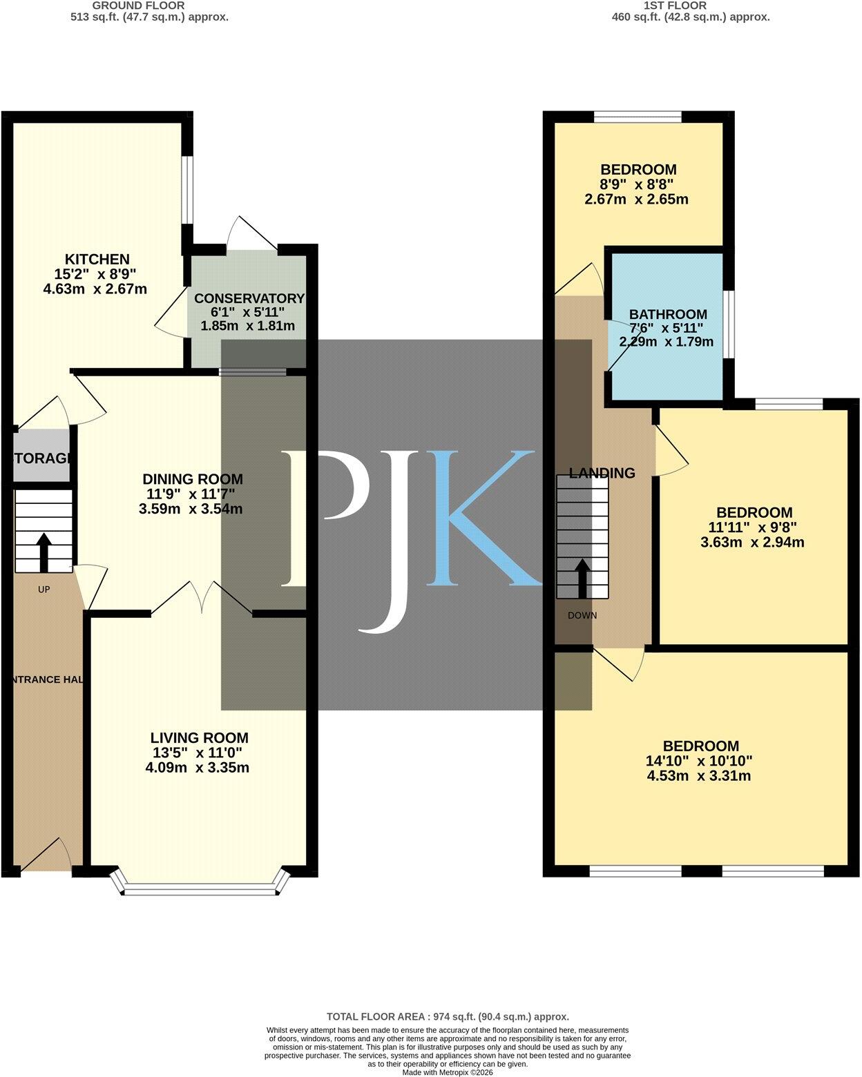 Laburnum Road, Denton, Tameside, M34 floorplan