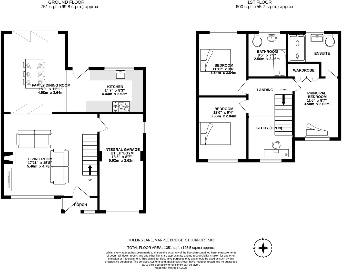 Hollins Lane, Marple Bridge, Stockport SK6 floorplan