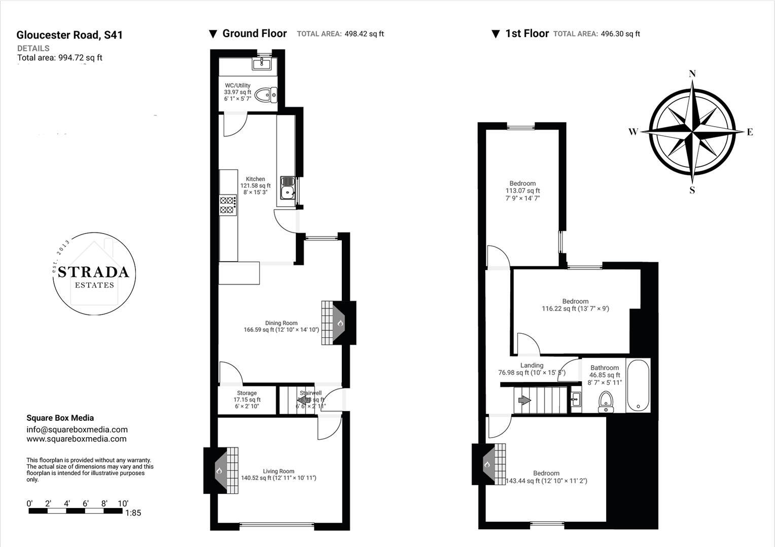 Gloucester Road, Chesterfield floorplan