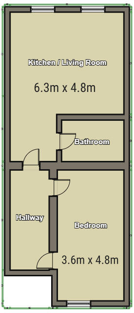 Apartment 7, Satchwell Granary, 2 New Street, Leamington Spa floorplan