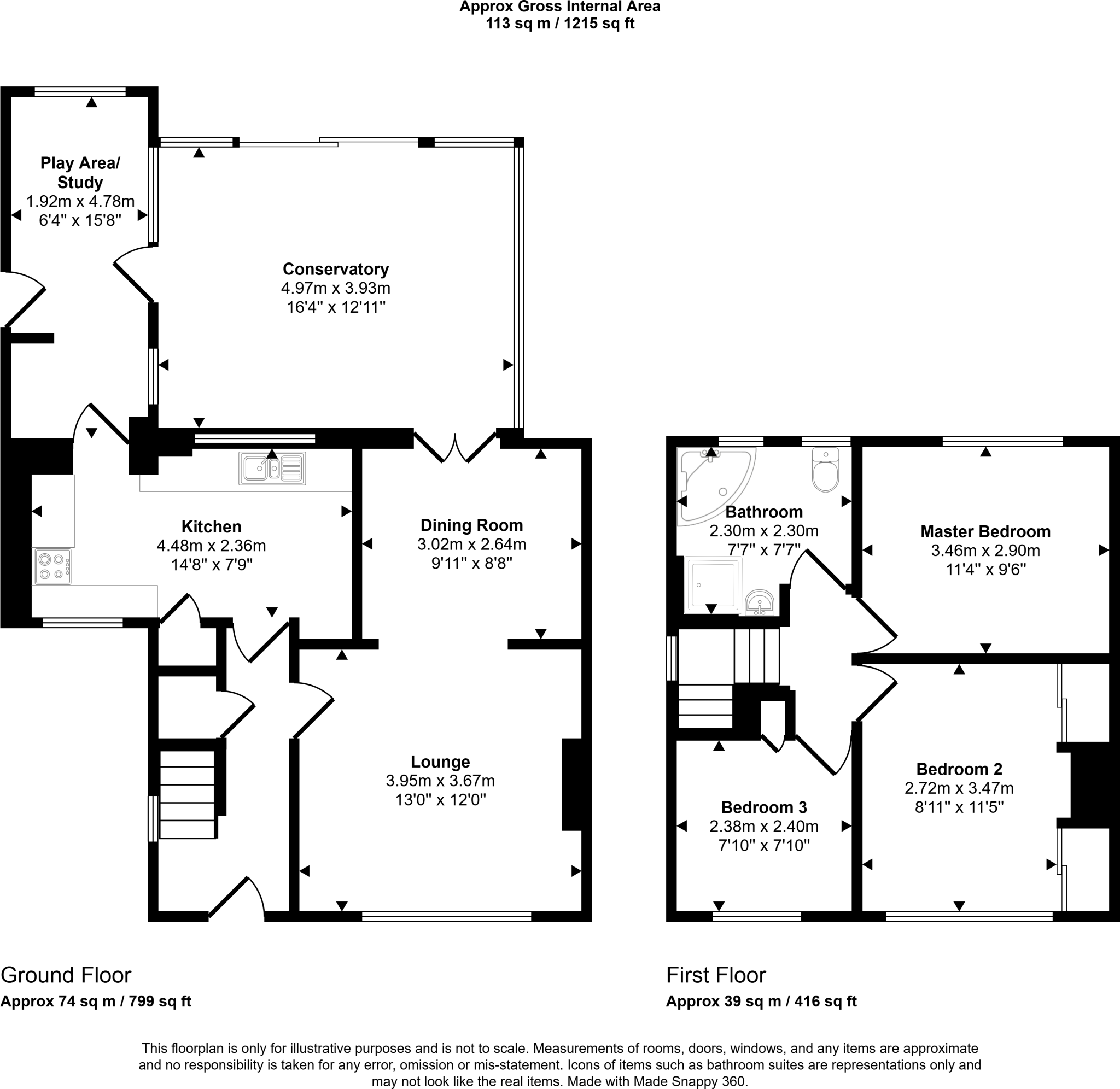 Bavington Drive, Fenham, Newcastle upon Tyne, Tyne and Wear, NE5 2HS floorplan