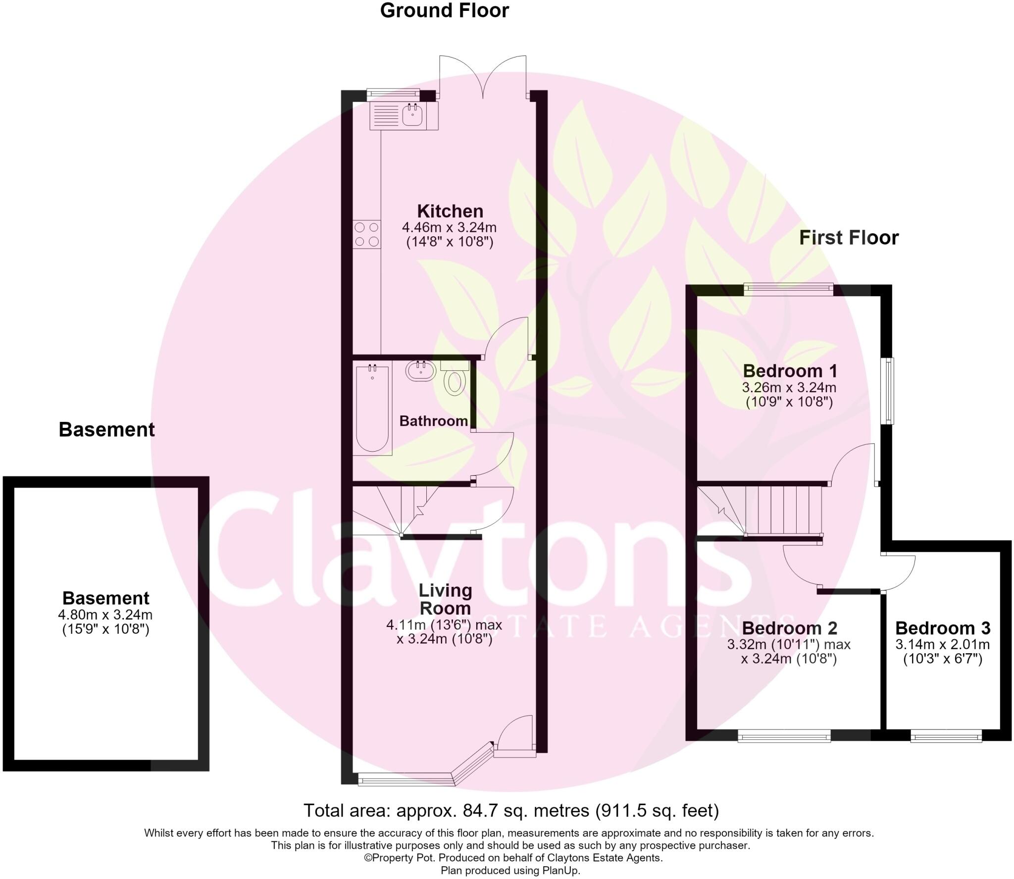 Leavesden Road floorplan