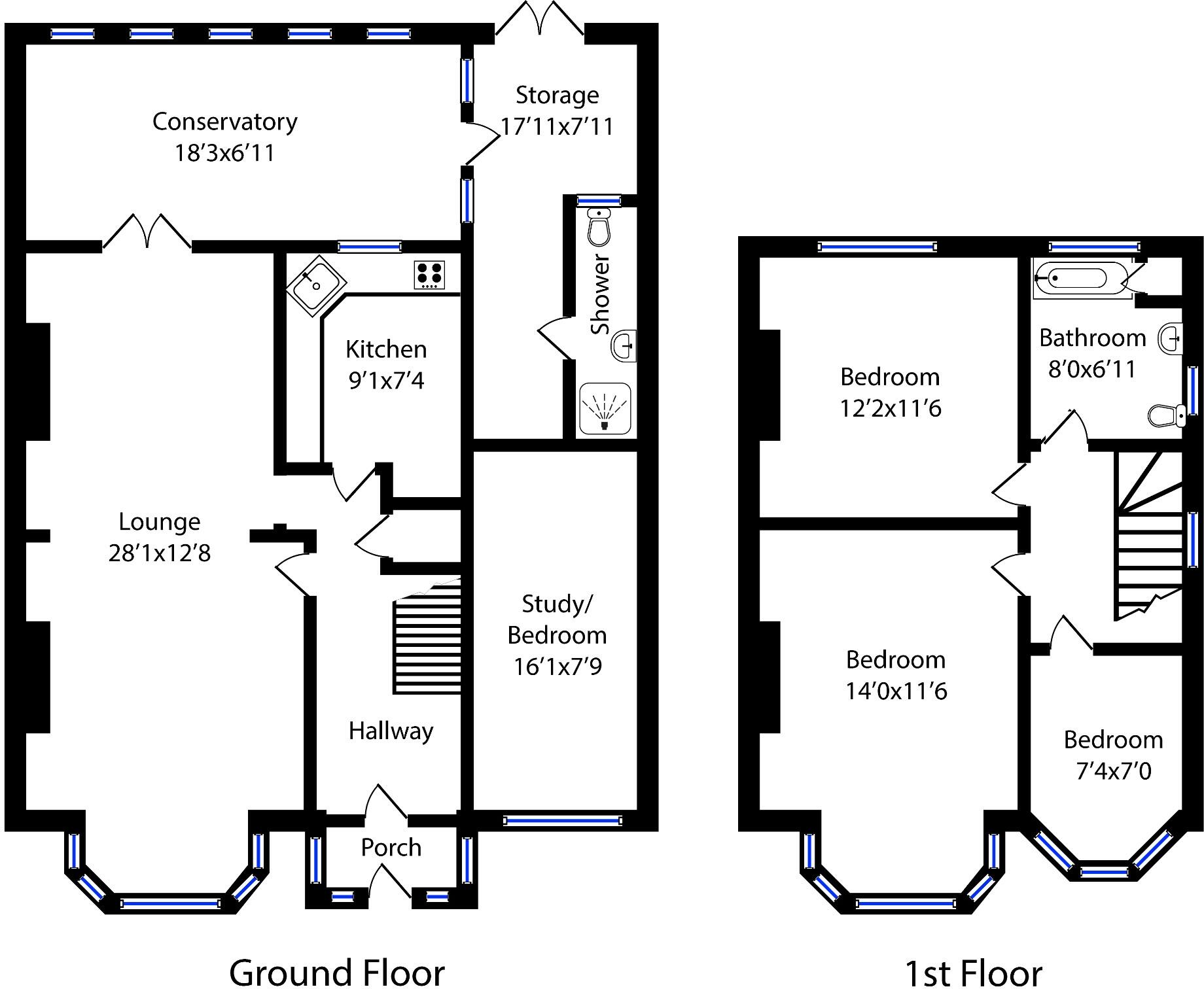 49, Alexandra Avenue, Rayners Lane floorplan