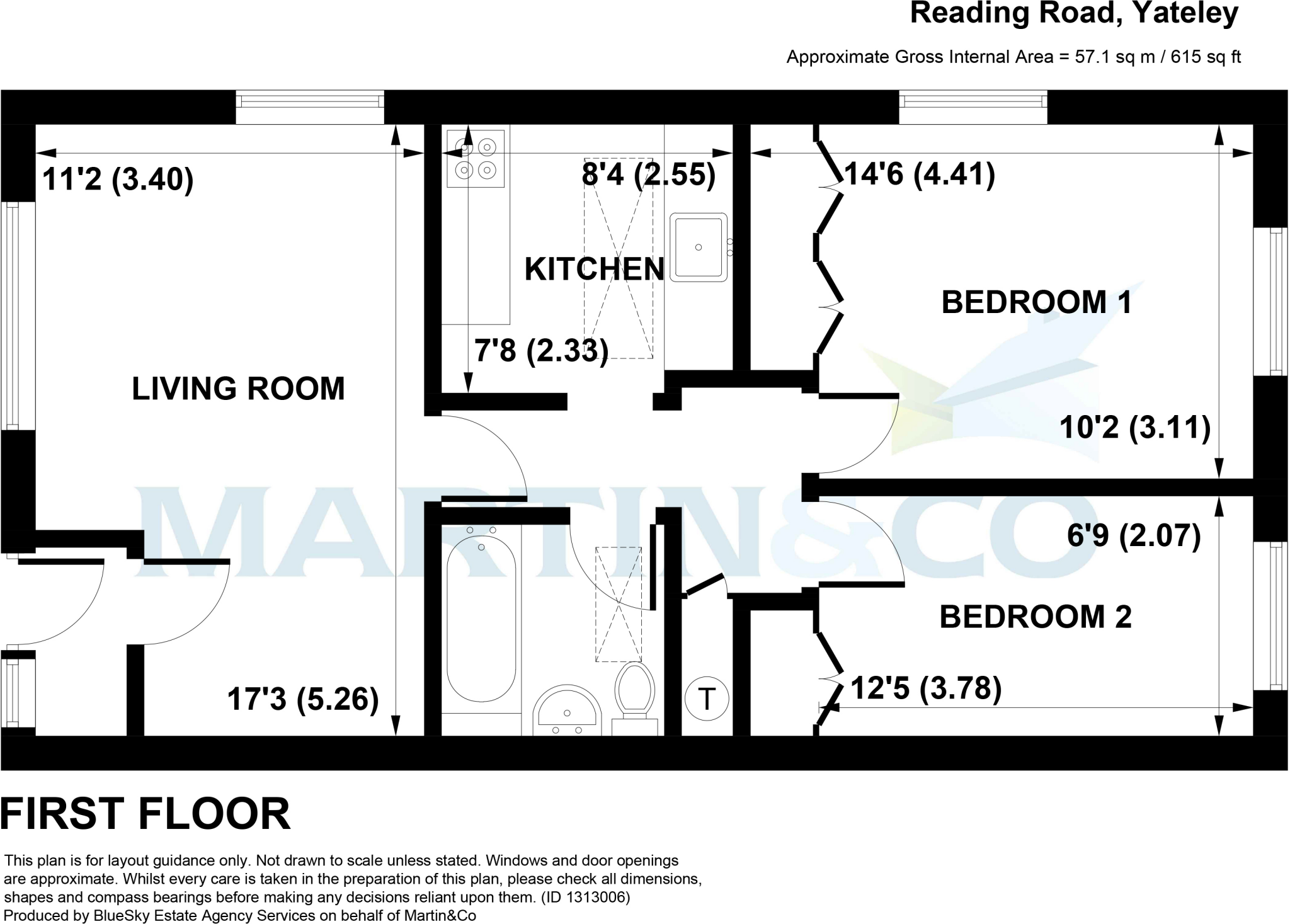 Reading Road, Yateley floorplan