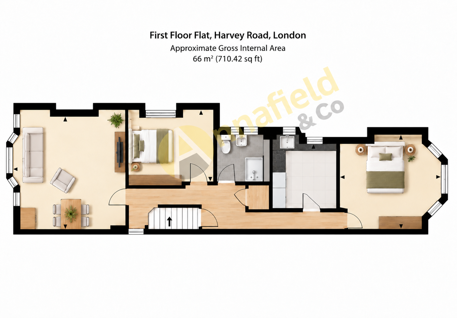 Harvey Road, Hornsey, London floorplan