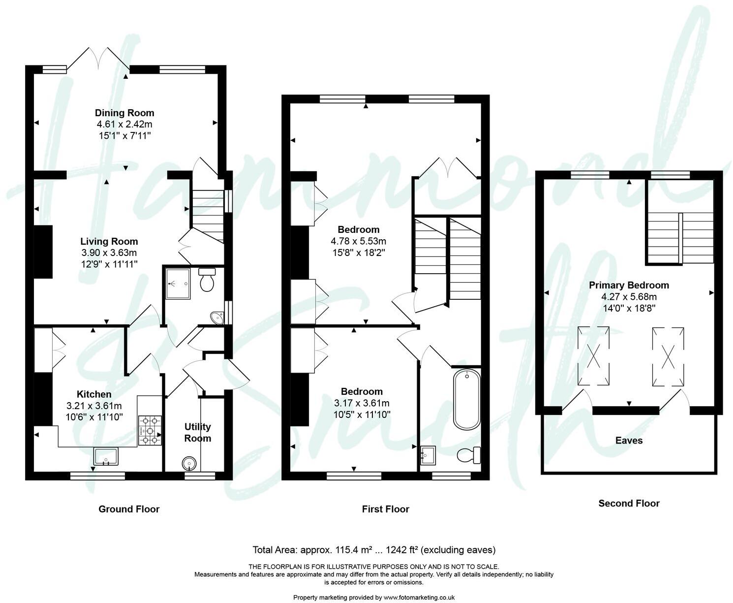High Road, North Weald, CM16 floorplan