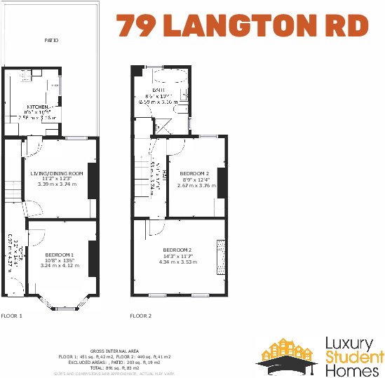 Langton Road, Liverpool floorplan