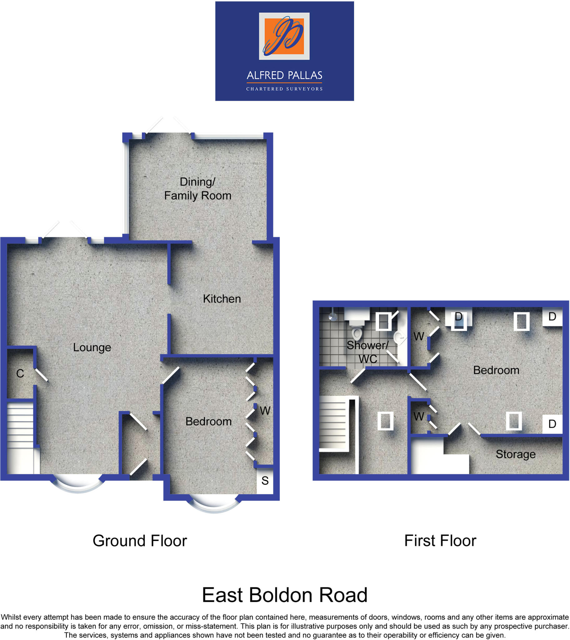 East Boldon Road, Cleadon floorplan