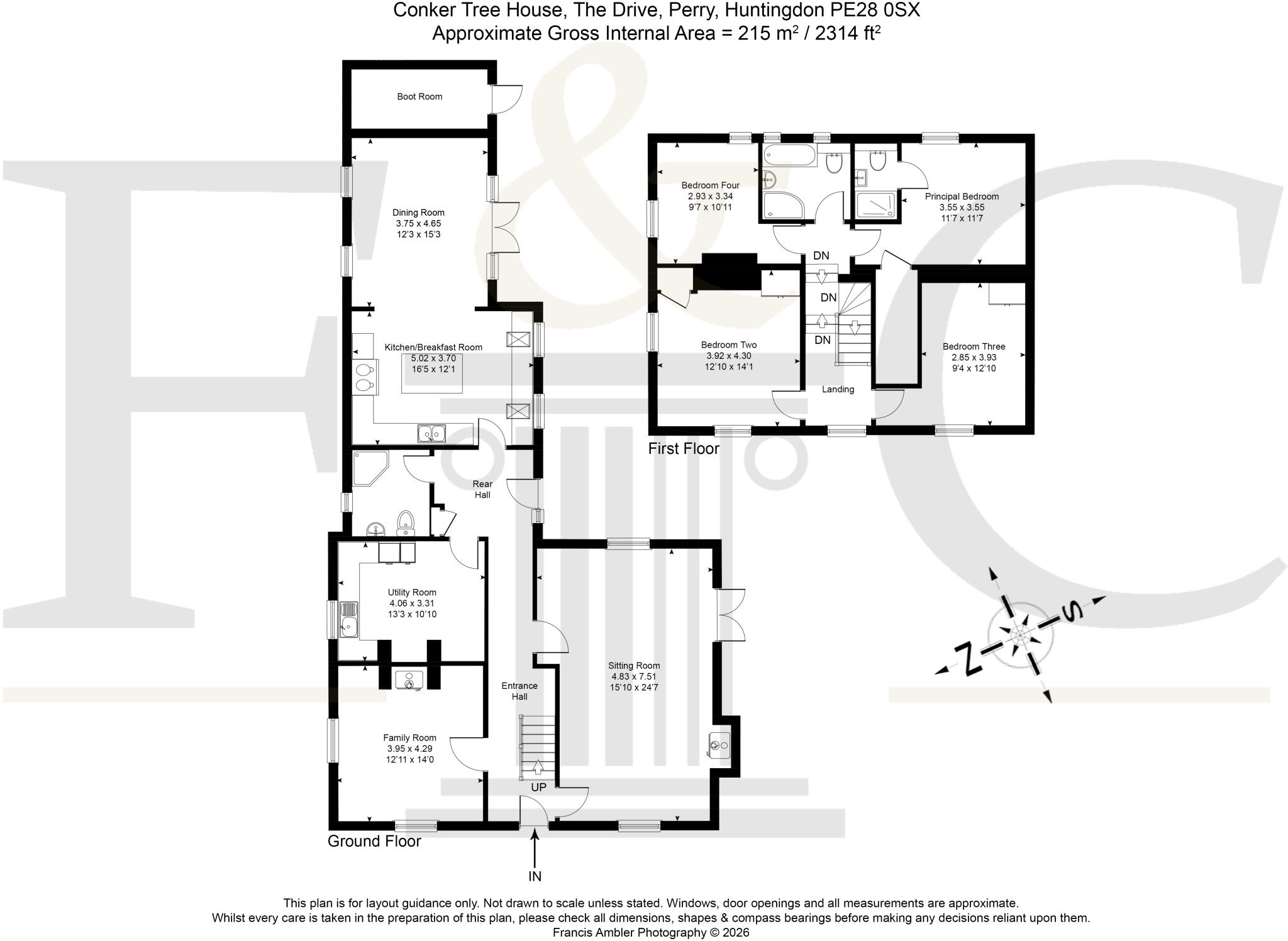 The Drive, Perry, Huntingdon, Cambridgeshire, PE28 floorplan