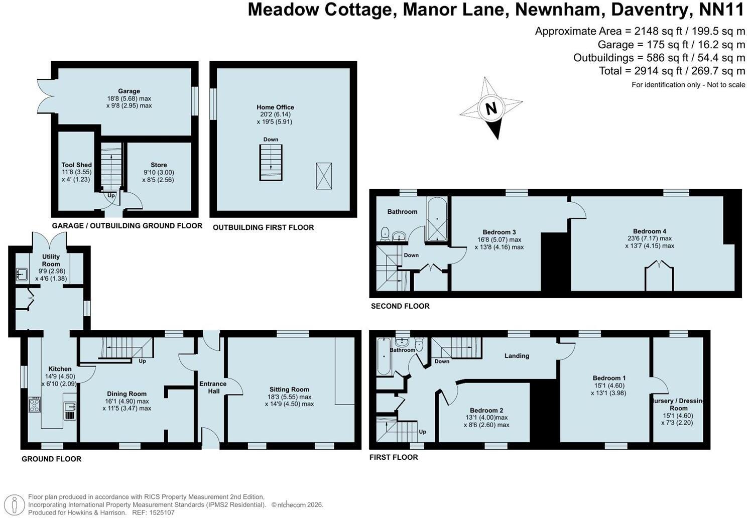 Manor Lane, Newnham, NN11 floorplan