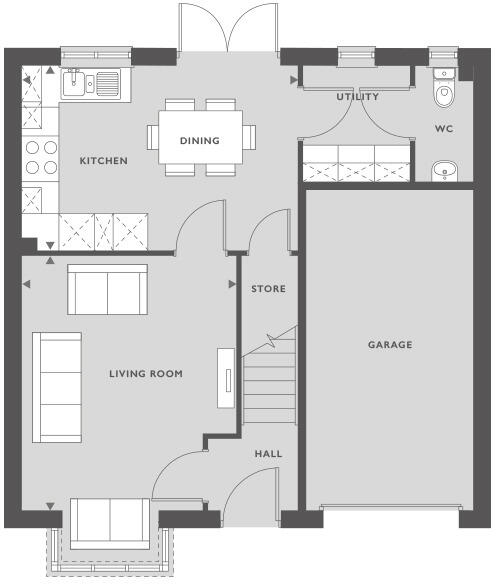 Fletton Folly,
Great Haddon,
PE7 3HU floorplan