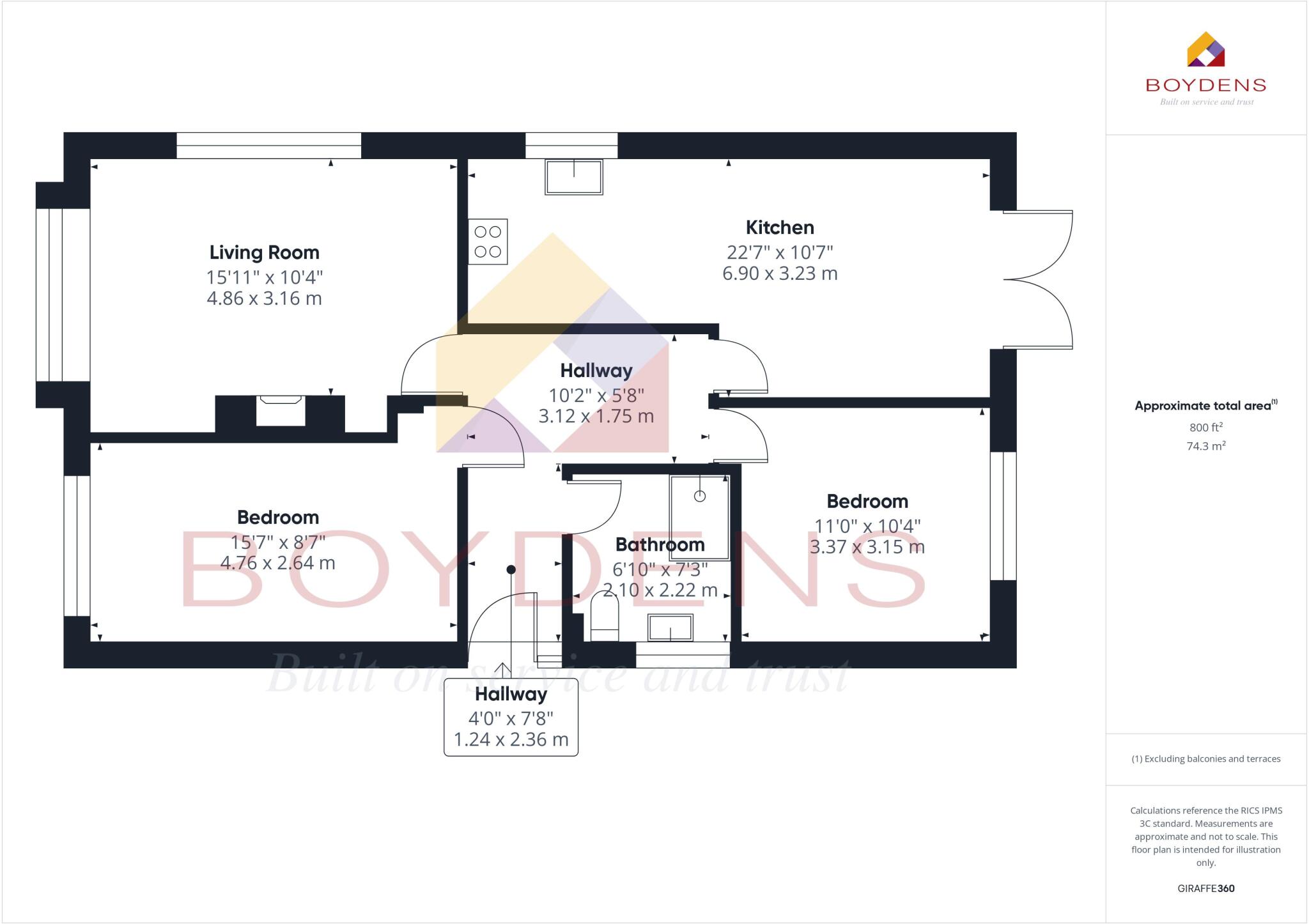 Woodland Drive, Wivenhoe floorplan