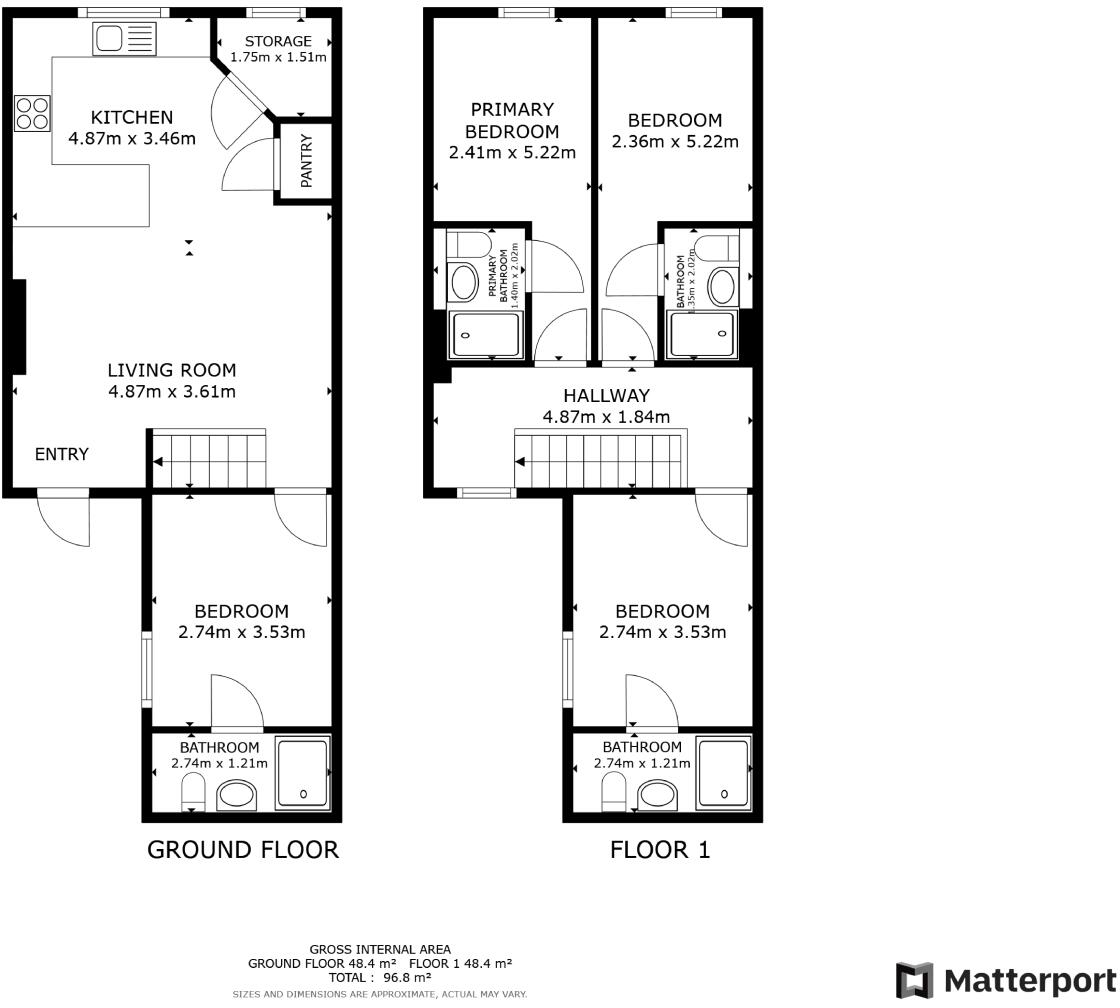 15 Kilbourn Street, Nottingham, NG3 1BQ floorplan