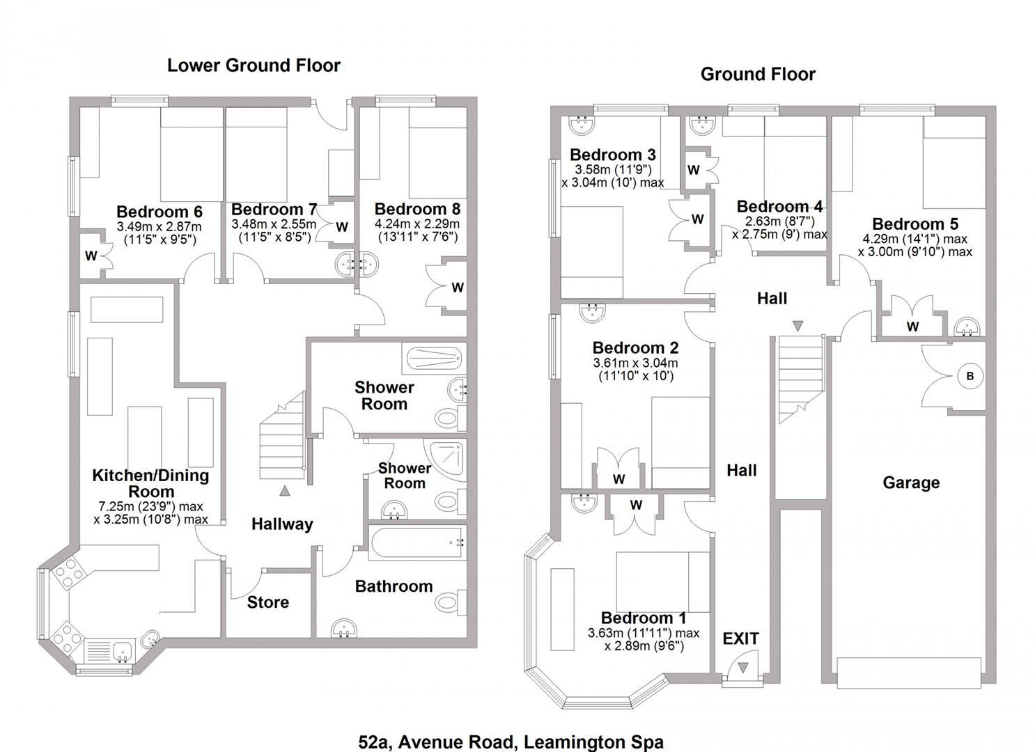Avenue Road, Leamington Spa floorplan