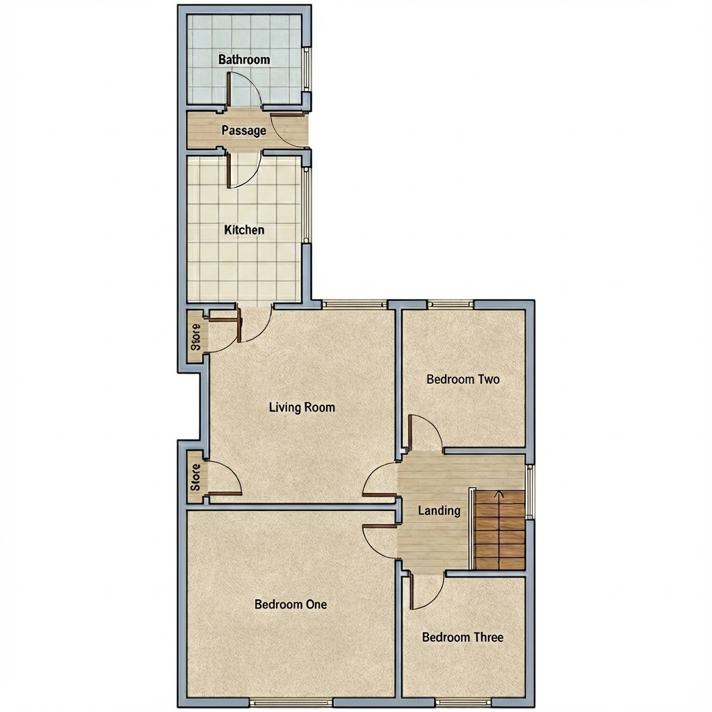 Park Terrace, Swalwell floorplan