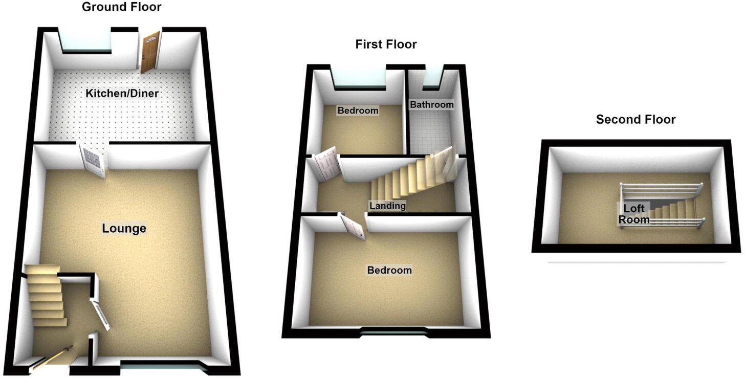 Green Hill Cottages, Mossley floorplan