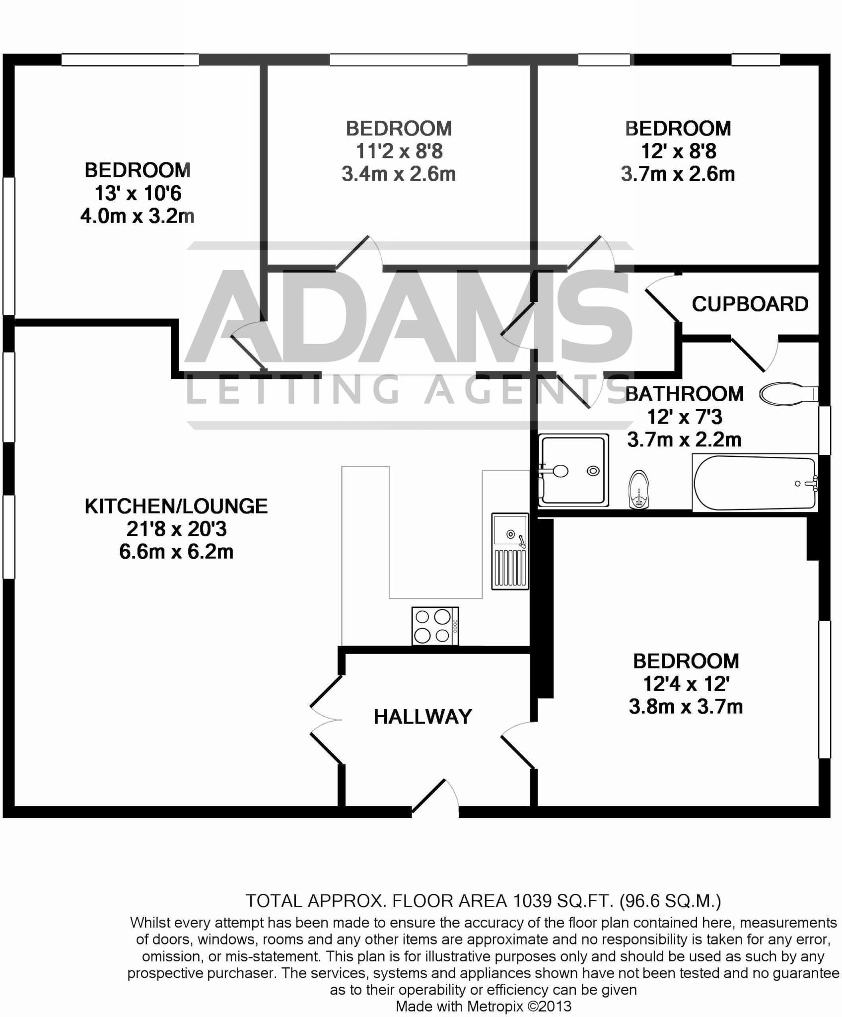 Wimborne Road, Winton Banks, Bournemouth floorplan