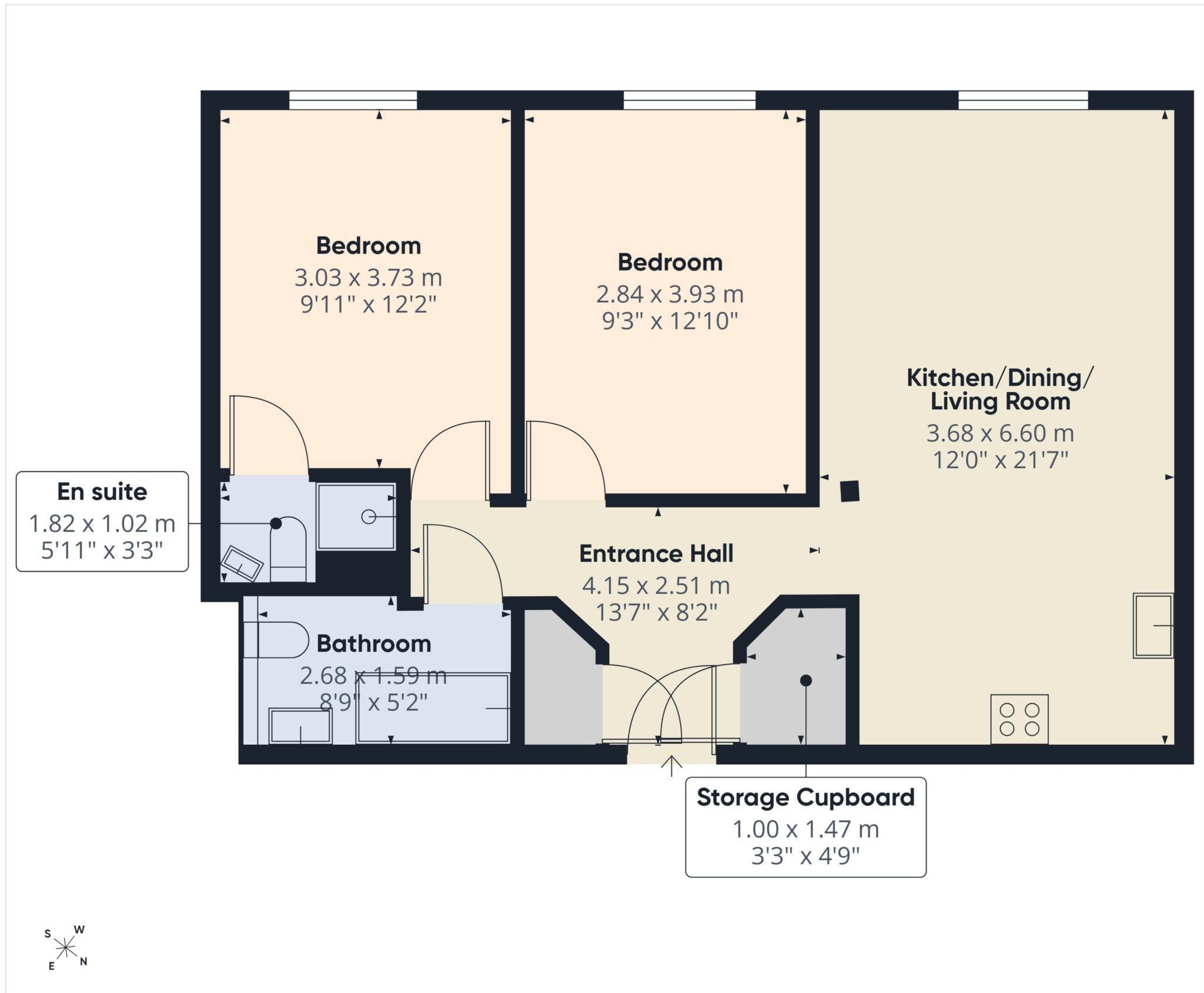 The Quay, East Looe floorplan
